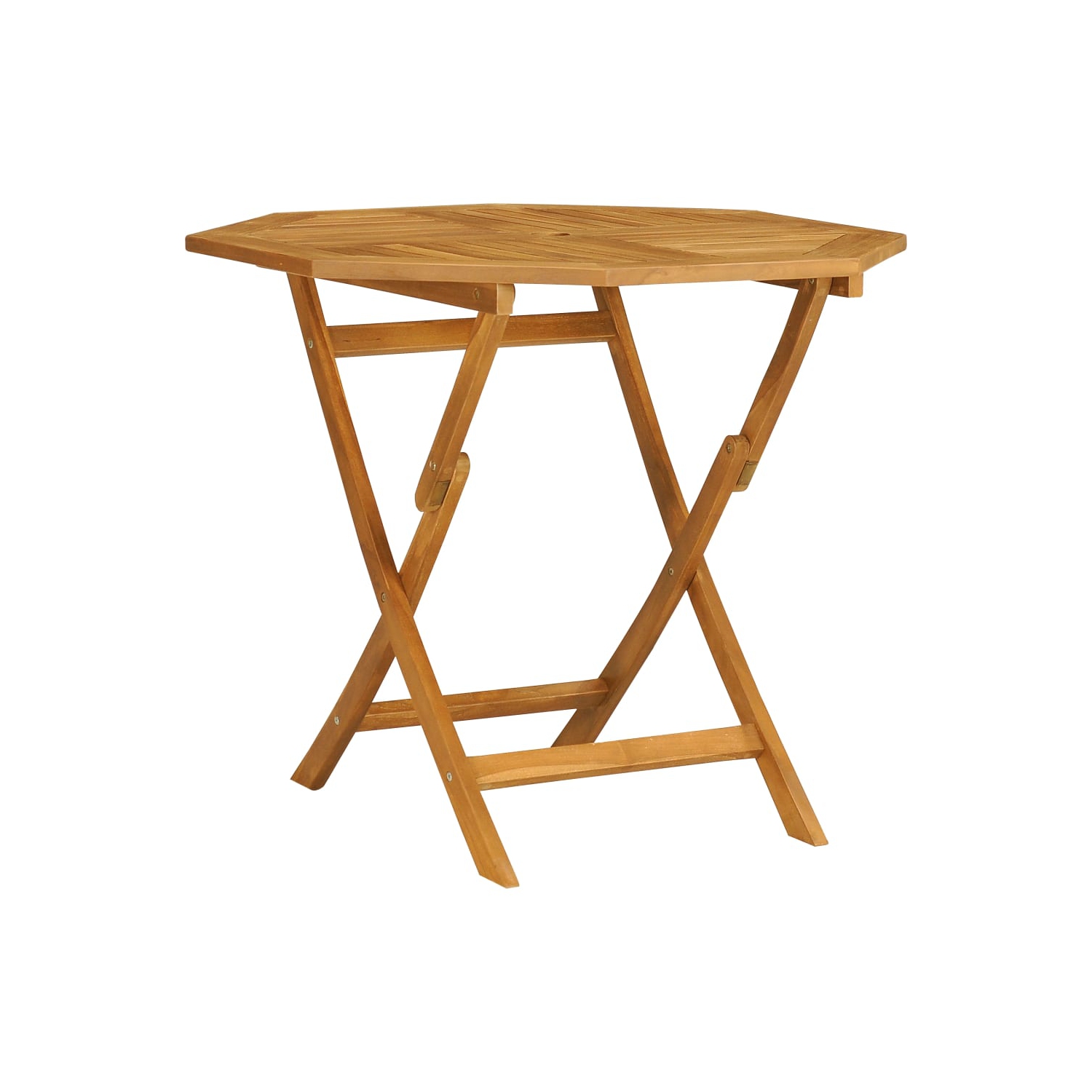 vidaXL 5 Piece Patio Dining Set Solid Teak Wood