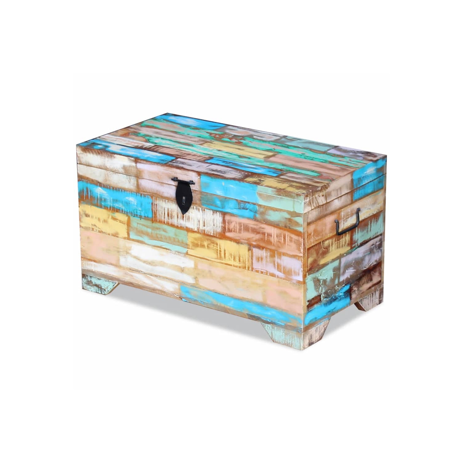 vidaXL Storage Chest Solid Reclaimed Wood