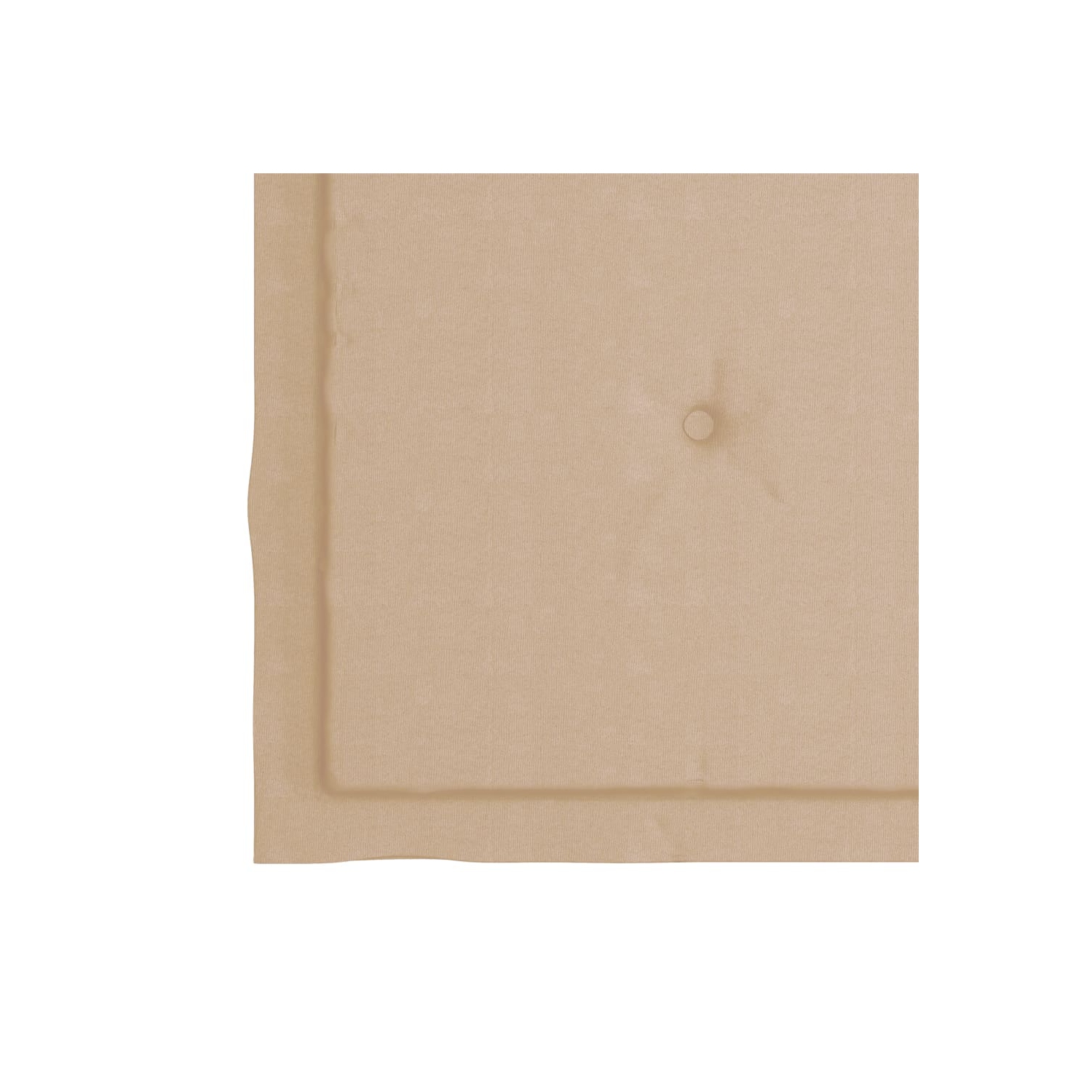 vidaXL Rocking Chair with Beige Cushion Solid Teak Wood