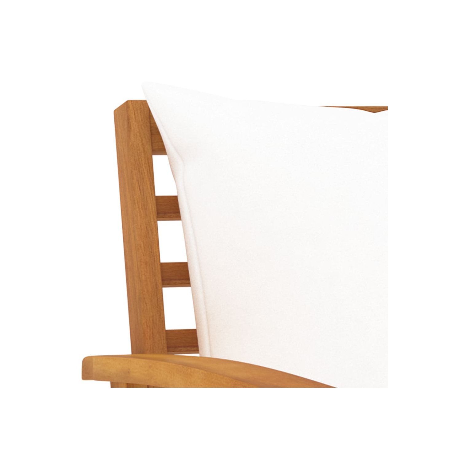 vidaXL 5 Piece Garden Lounge Set with Cushion Solid Acacia Wood