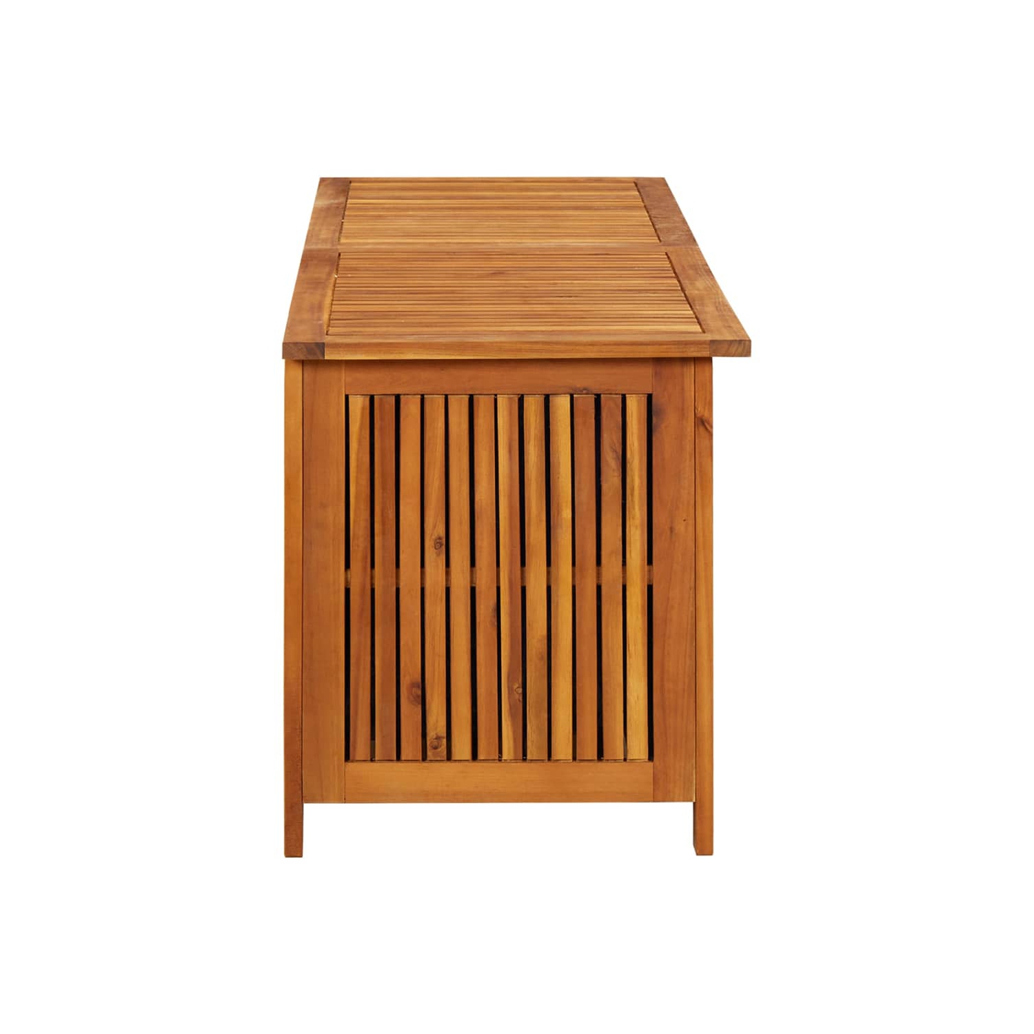 vidaXL Patio Storage Box 59"x19.6"x22.8" Solid Acacia Wood