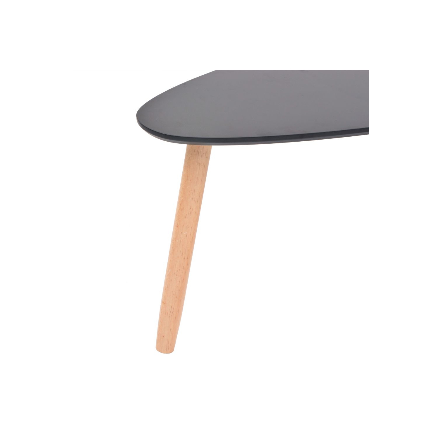 vidaXL Coffee Table Set 2 Pieces Solid Pinewood Black