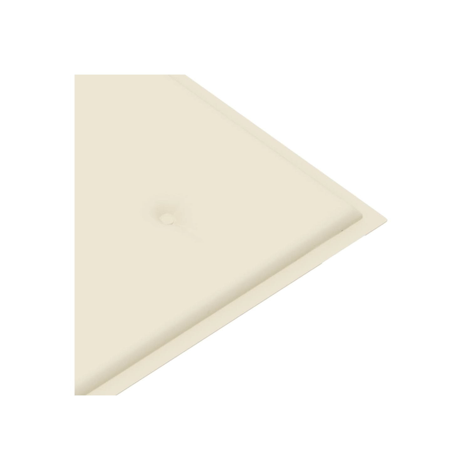 vidaXL Stacking Patio Bench with Cushion 50.6" Solid Teak Wood