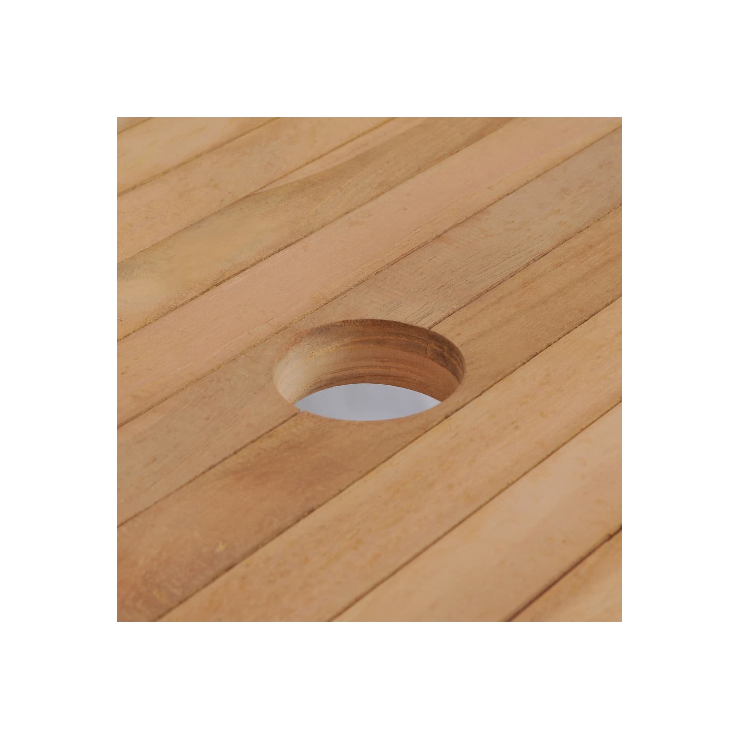 vidaXL Patio Table 70.9"x35.4"x29.5" Solid Teak Wood