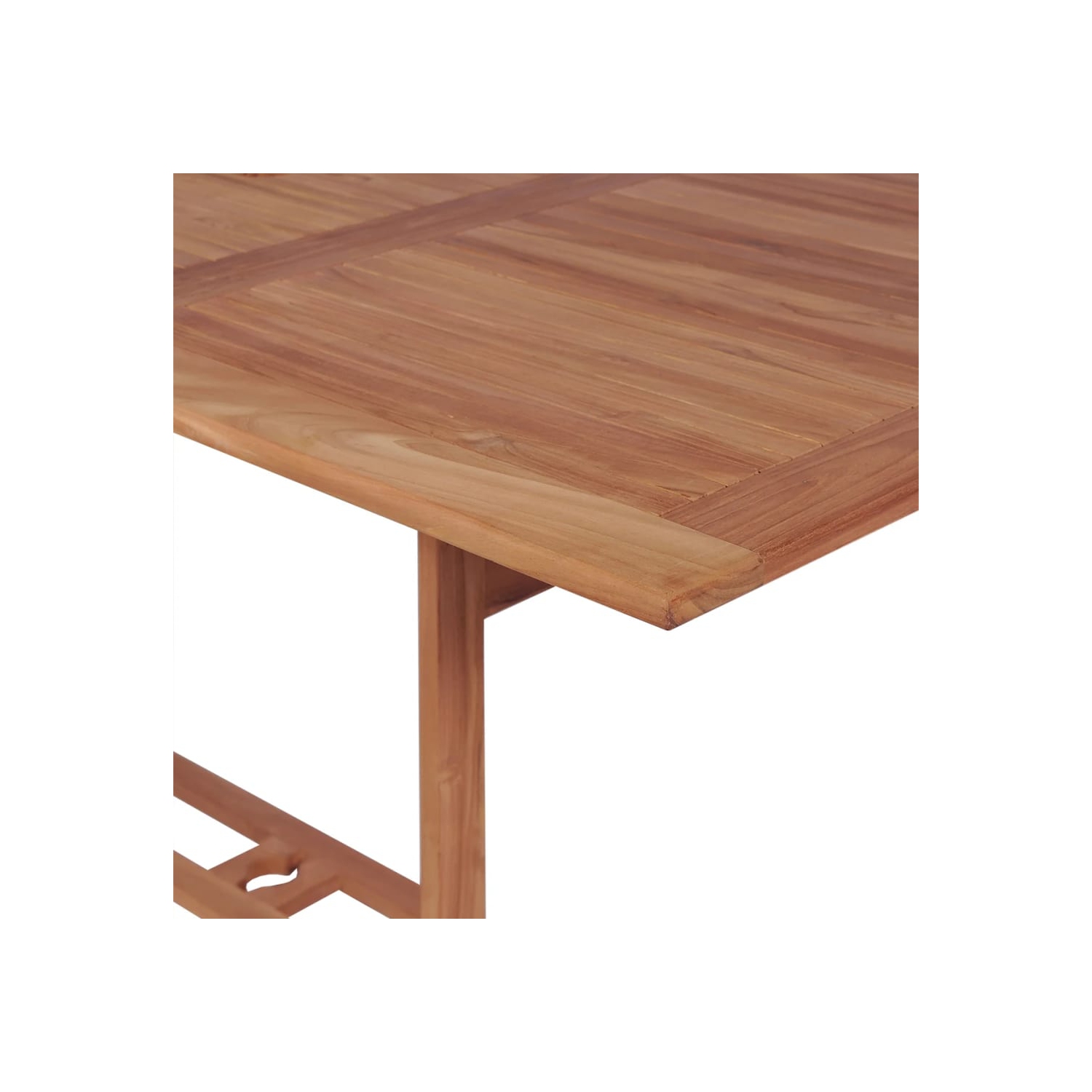 vidaXL Patio Table 70.9"x35.4"x29.5" Solid Teak Wood