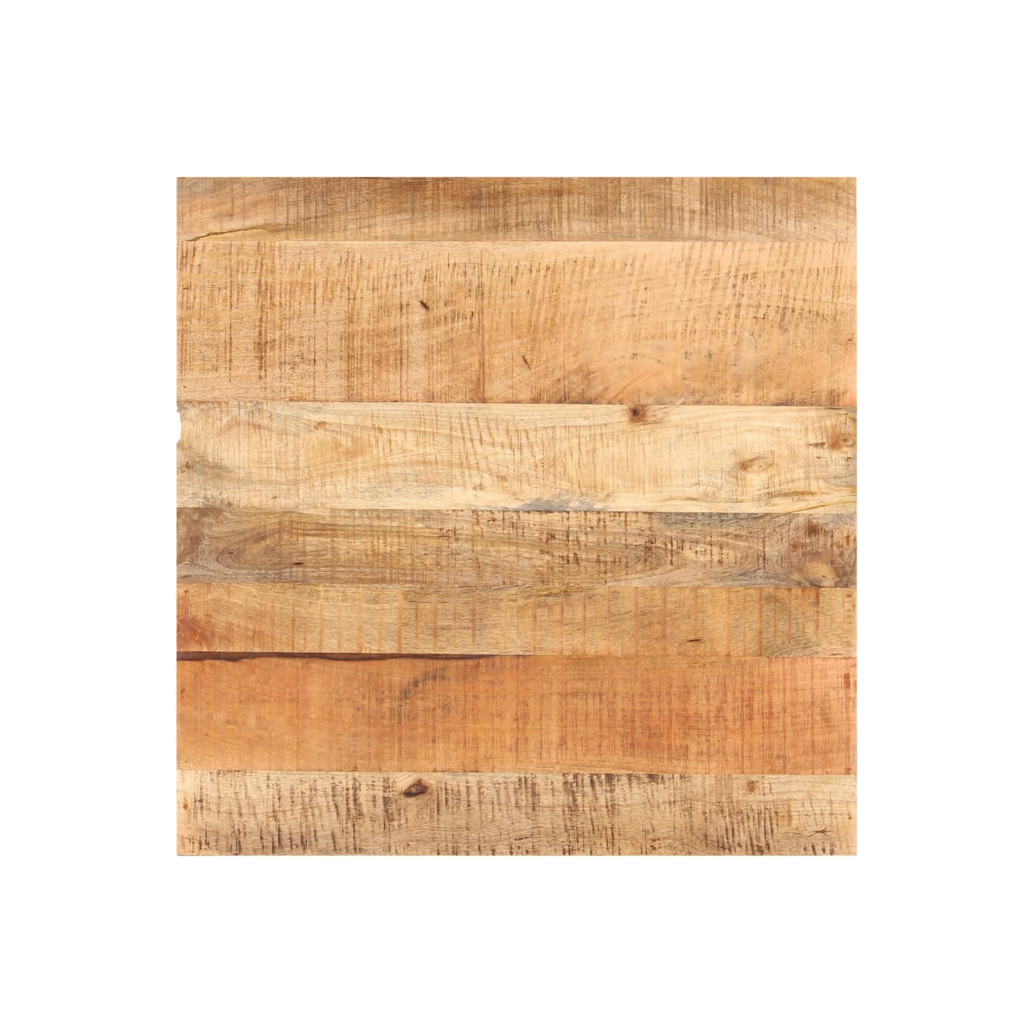 vidaXL Bistro Table Square 31.4"x31.4"x29.5" Rough Mango Wood