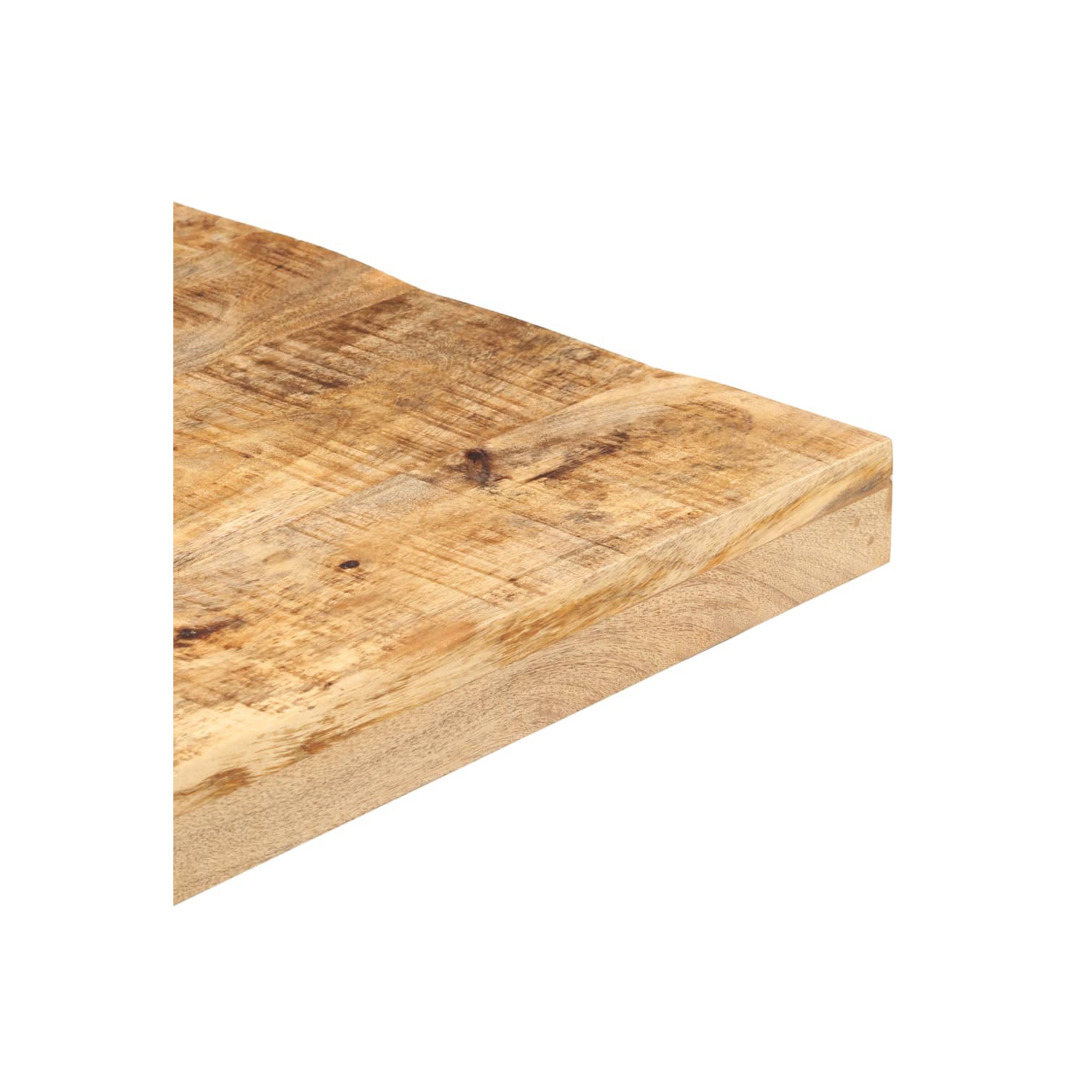 vidaXL Bistro Table Square 31.4"x31.4"x29.5" Rough Mango Wood