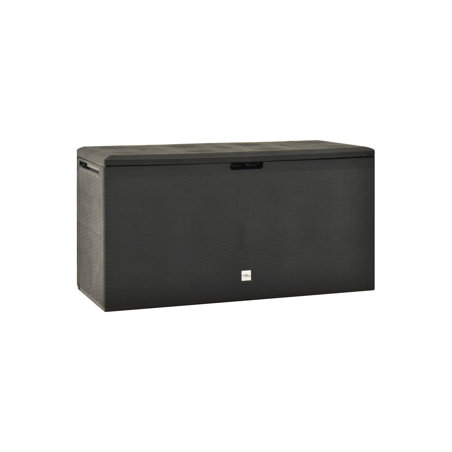 vidaXL Patio Storage Box Anthracite 44.9"x18.5"x23.6"