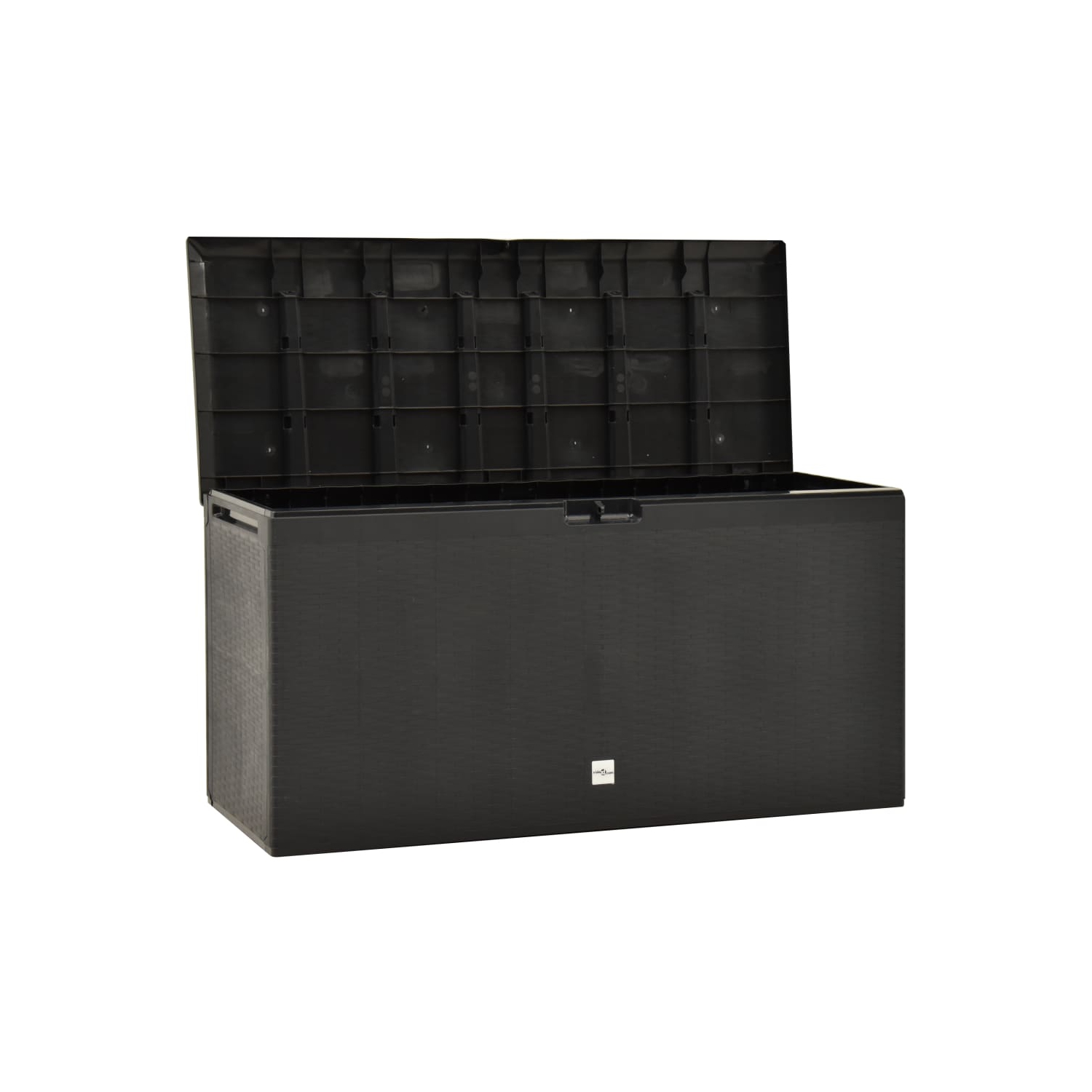 vidaXL Patio Storage Box Anthracite 44.9"x18.5"x23.6"