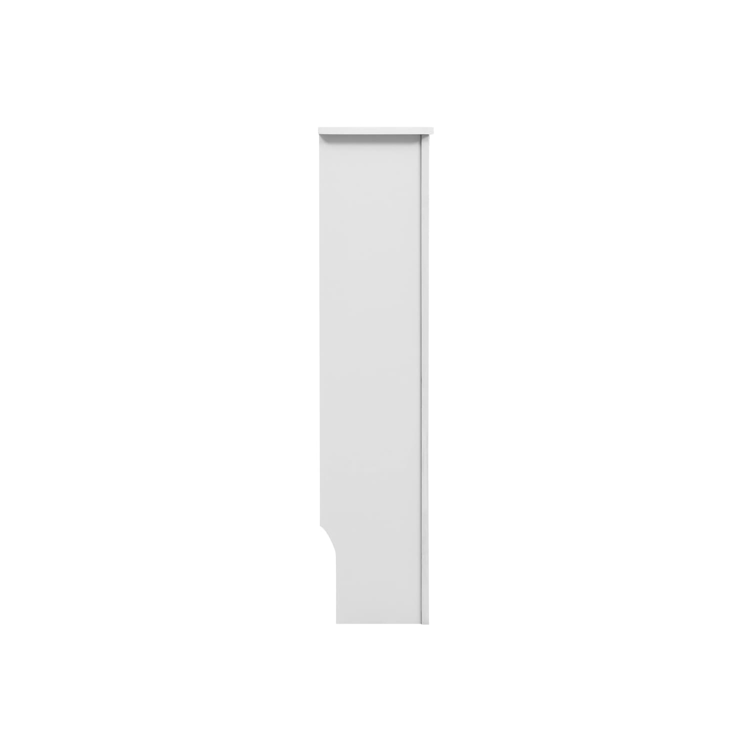 Couvercles de radiateur VidaXL 2 pièces, blanc, 67.7 x 7,5 x 32.1 po, en MDF