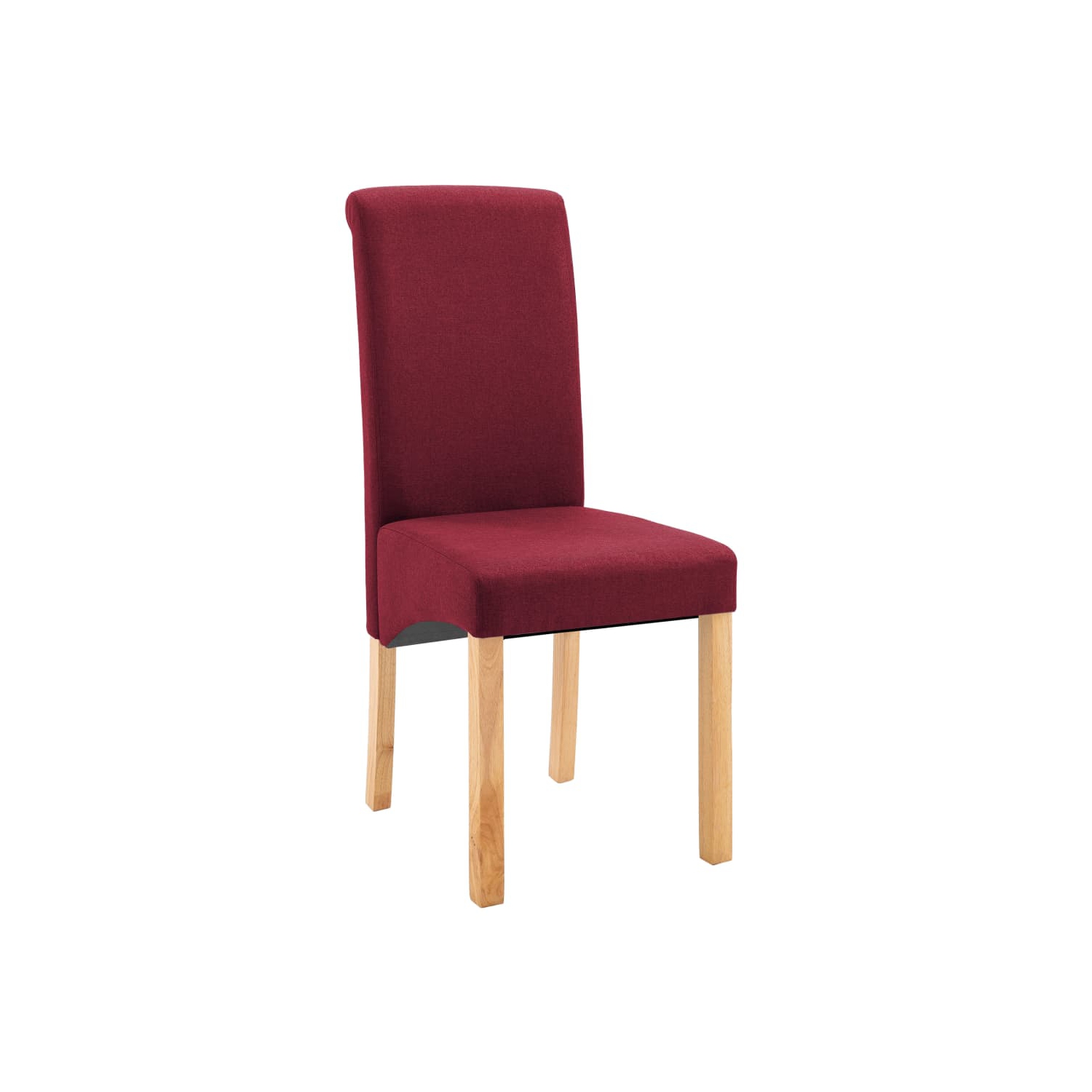 vidaXL Dining Chairs 4 pcs Red Fabric