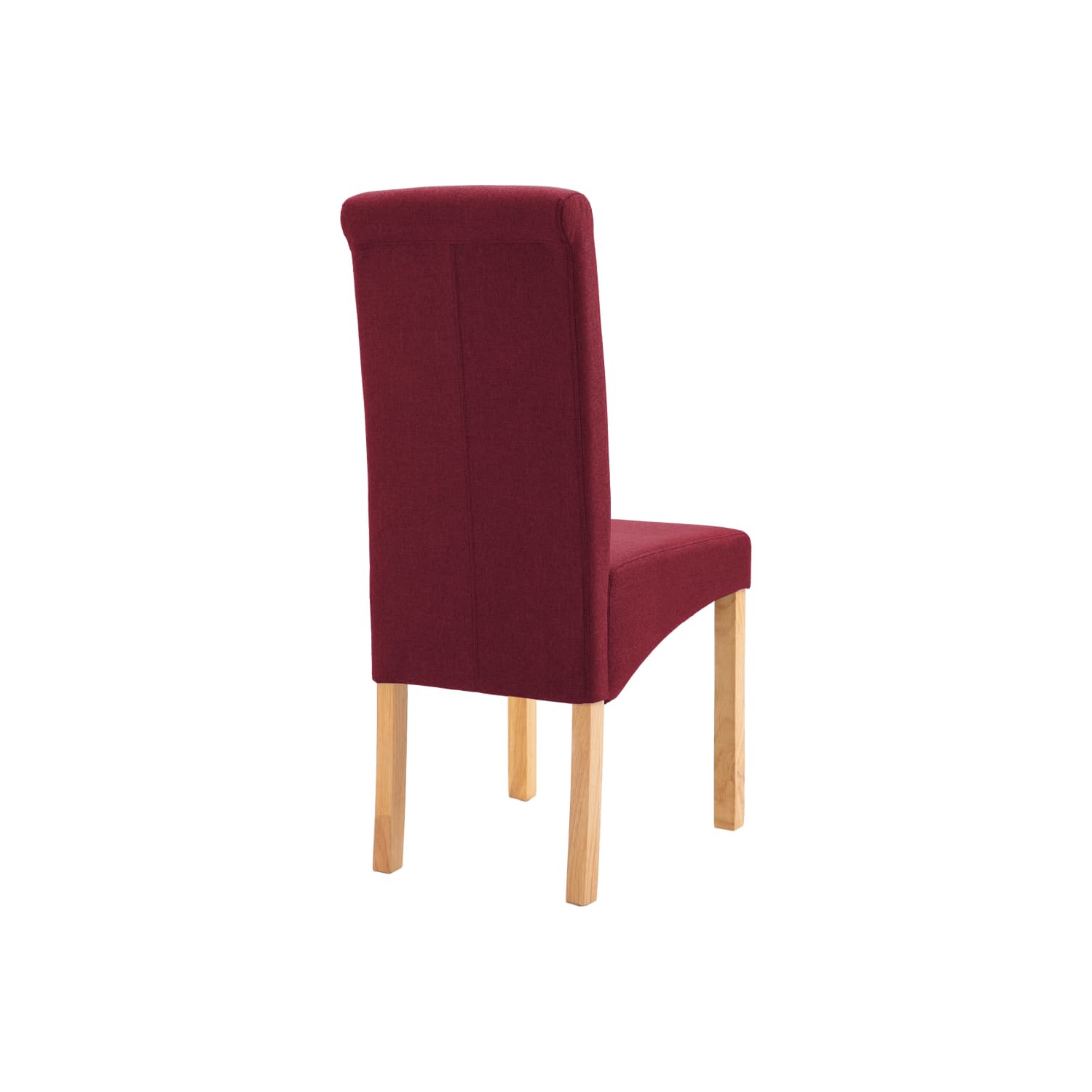 vidaXL Dining Chairs 4 pcs Red Fabric