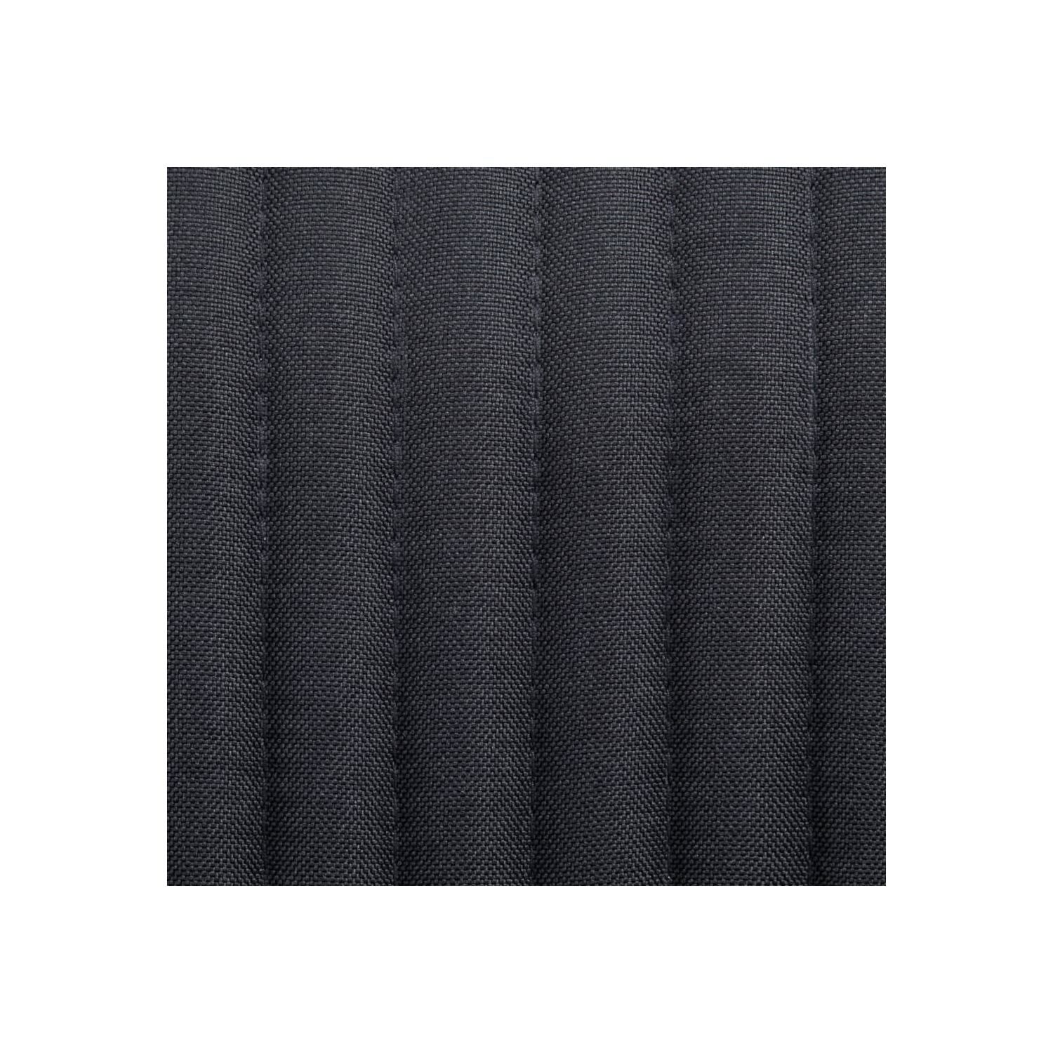 vidaXL Dining Chairs 2 pcs Black Fabric