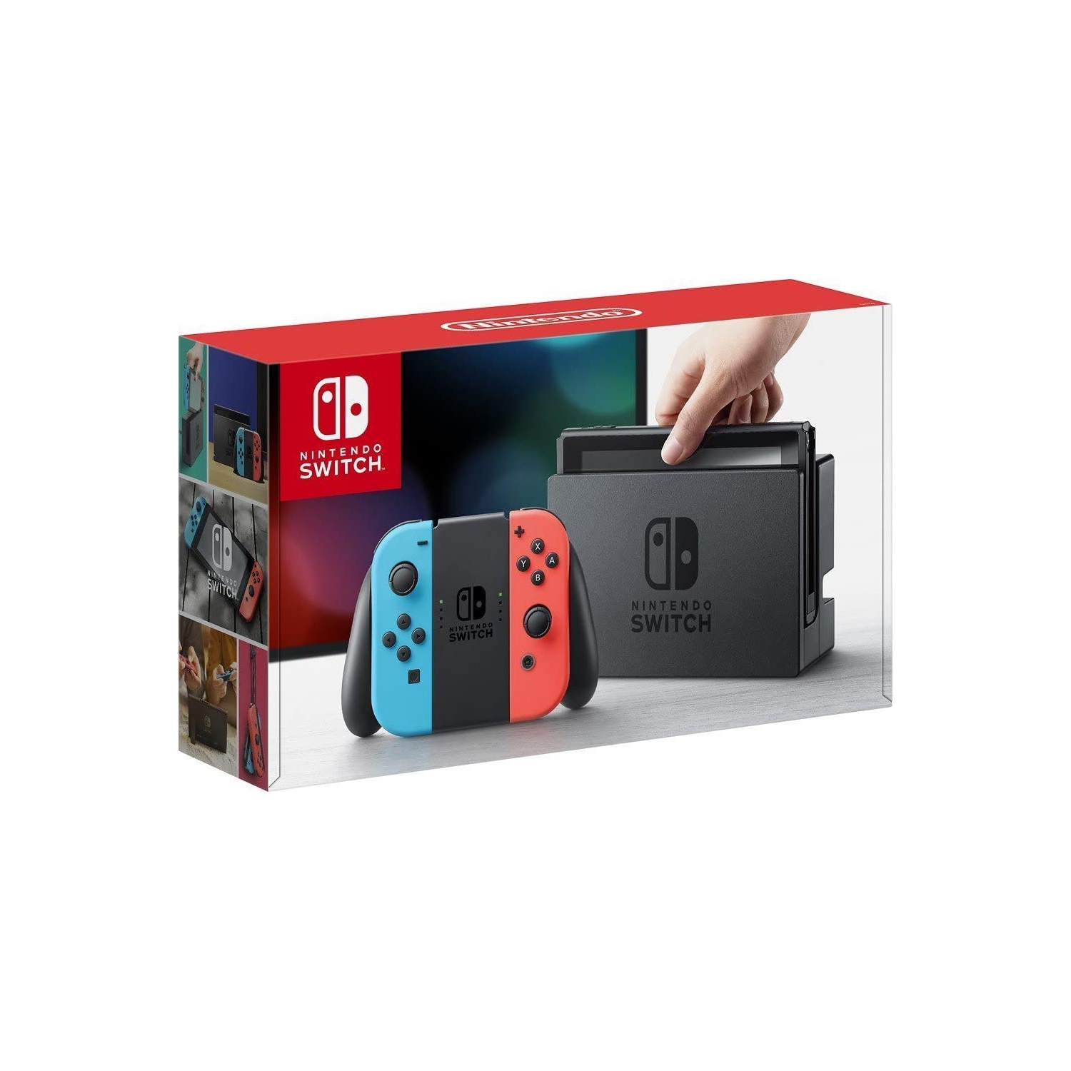 Nintendo Switch with Neon Blue and Neon Red Joy-Con - HAC-001(-01)