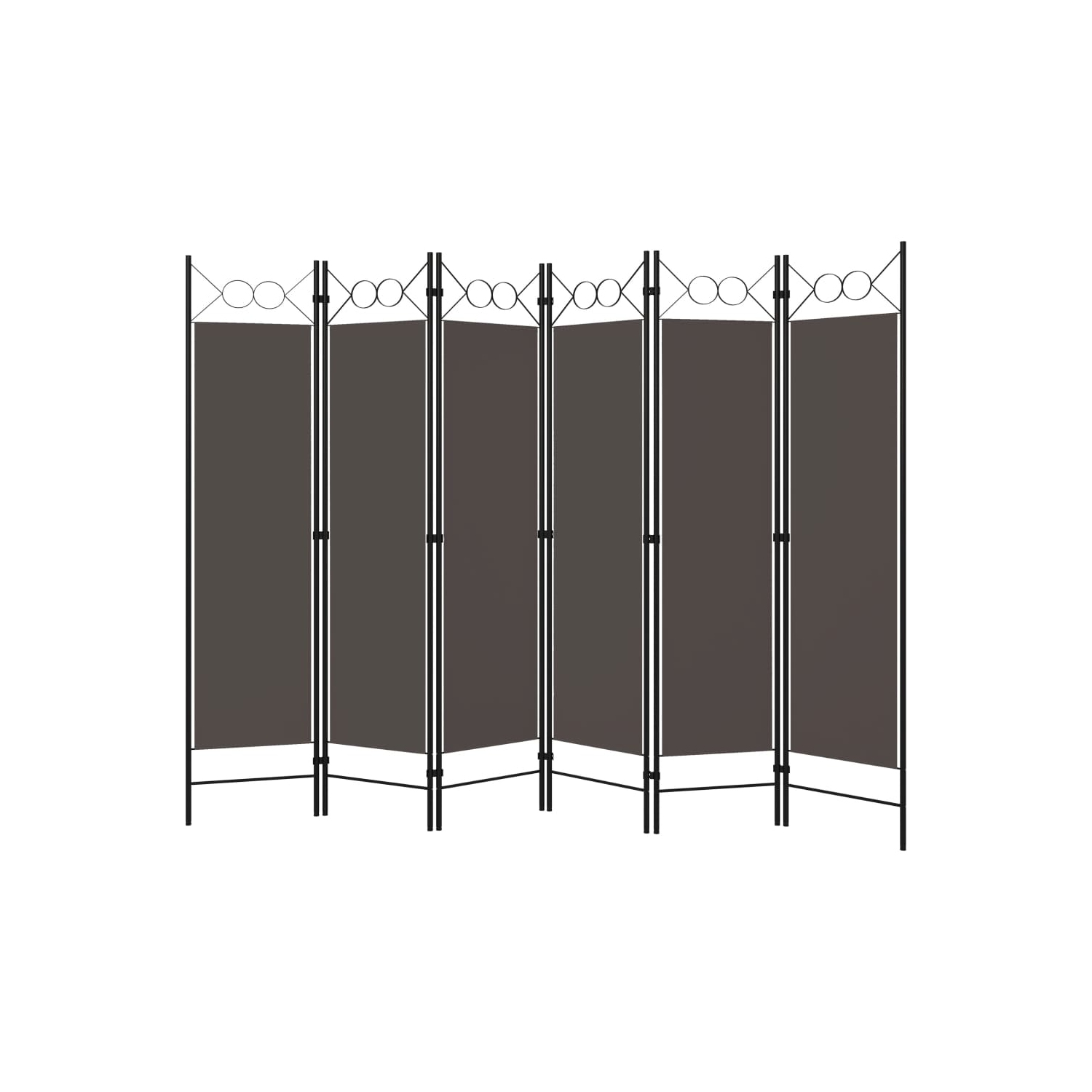 vidaXL 6-Panel Room Divider Anthracite 94.5"x70.9"