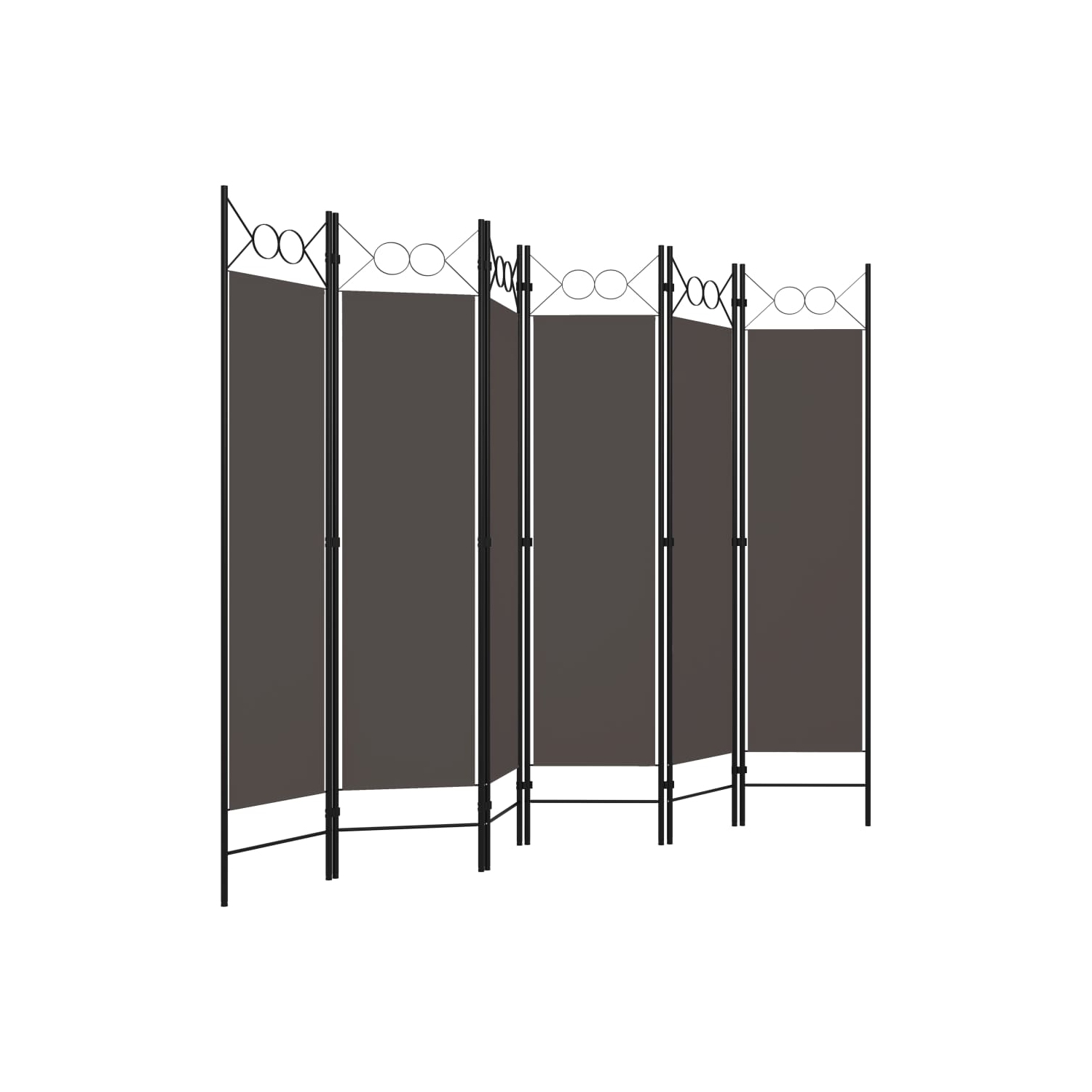 vidaXL 6-Panel Room Divider Anthracite 94.5"x70.9"