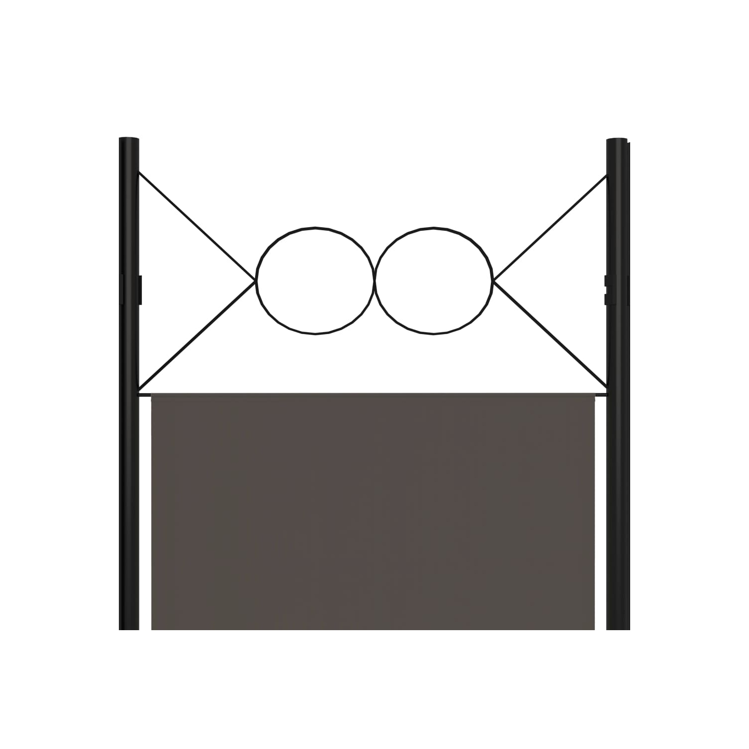 vidaXL 6-Panel Room Divider Anthracite 94.5"x70.9"