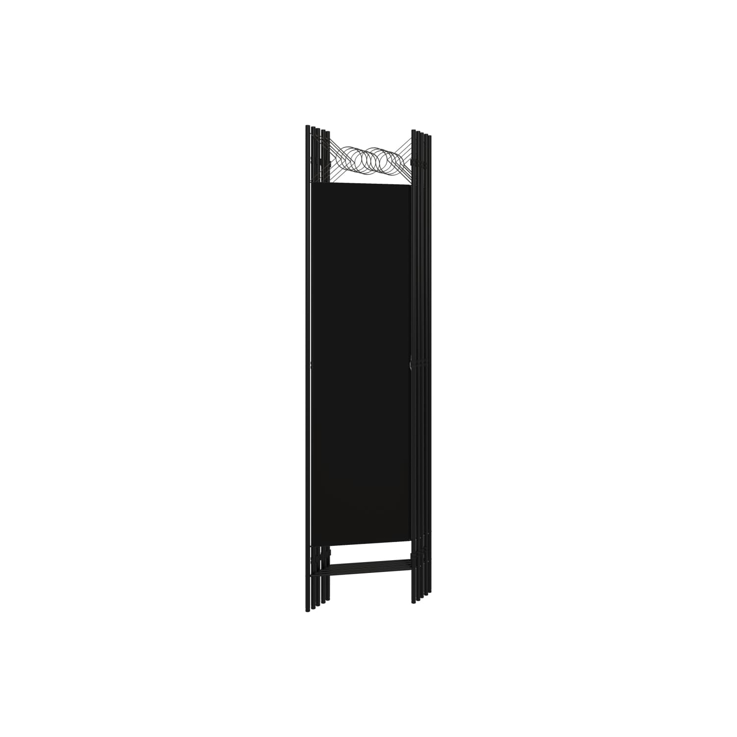 vidaXL 5-Panel Room Divider Black 78.7"x70.9"