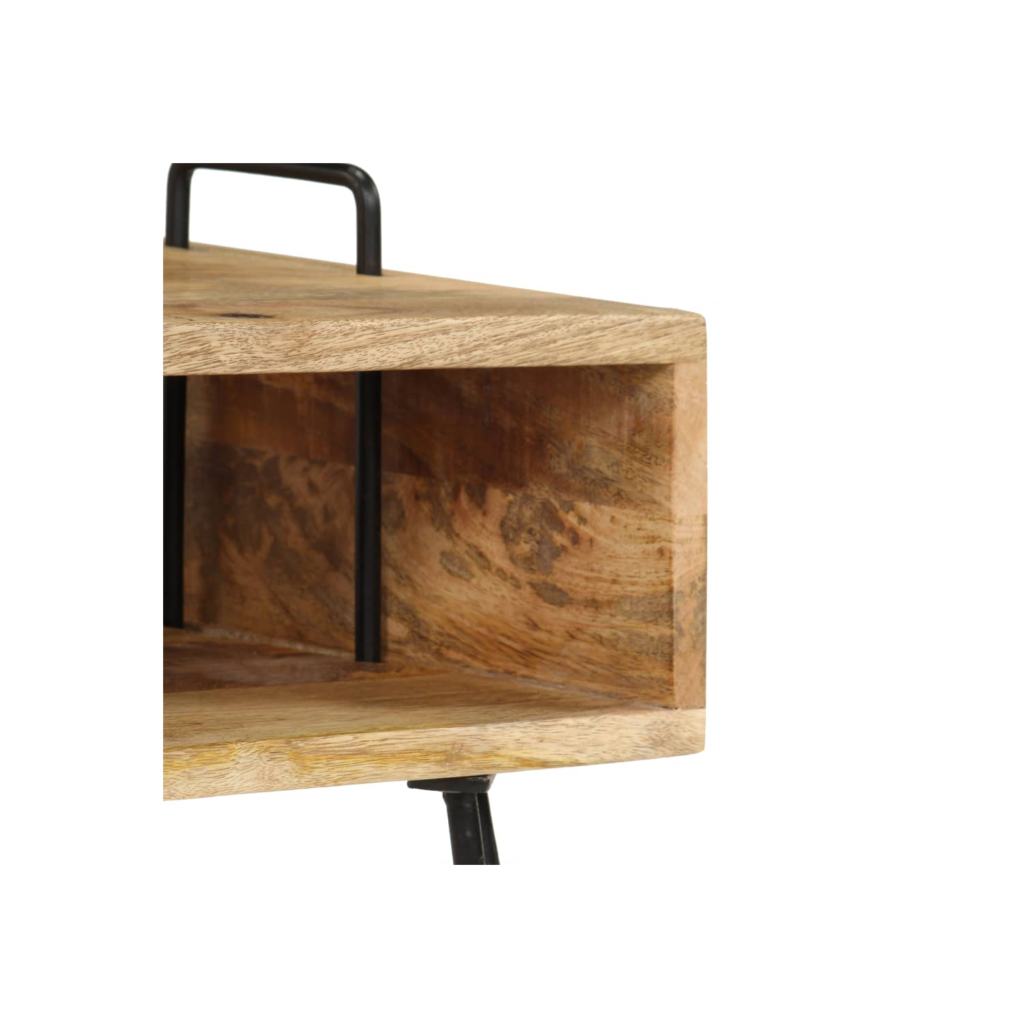 vidaXL Bedside Table Solid Mango Wood 15.7"x13.4"x18.5"