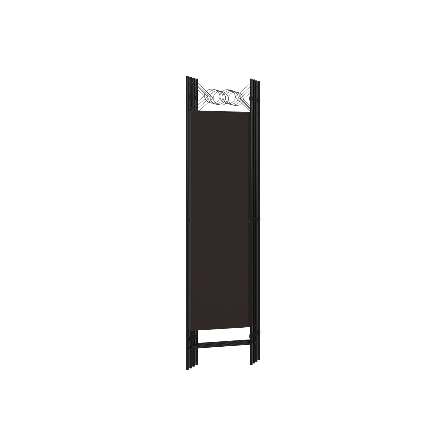 vidaXL 4-Panel Room Divider Brown 63"x70.9"