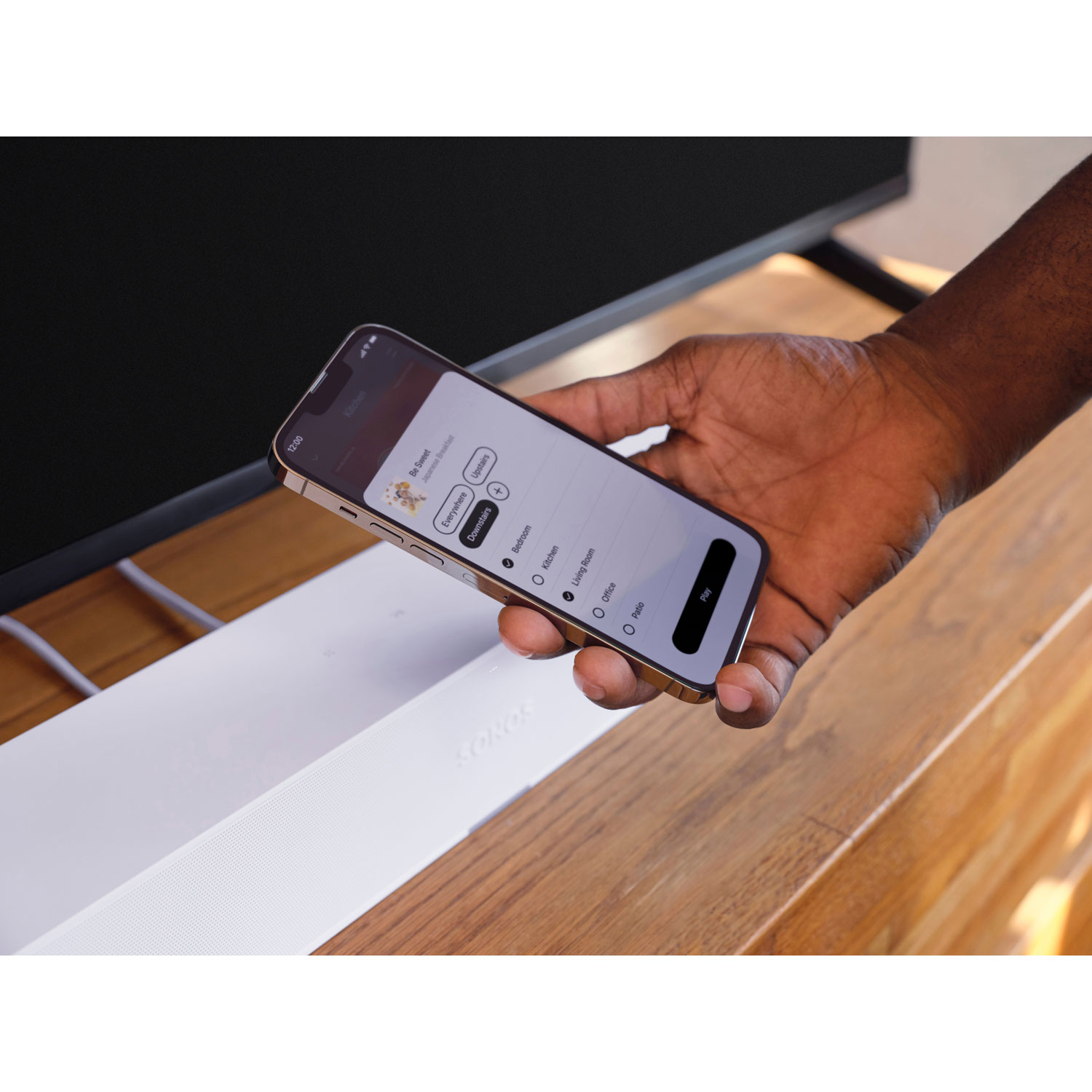 Barre de son tout-en-un Ray de Sonos pour téléviseur et musique - Blanc