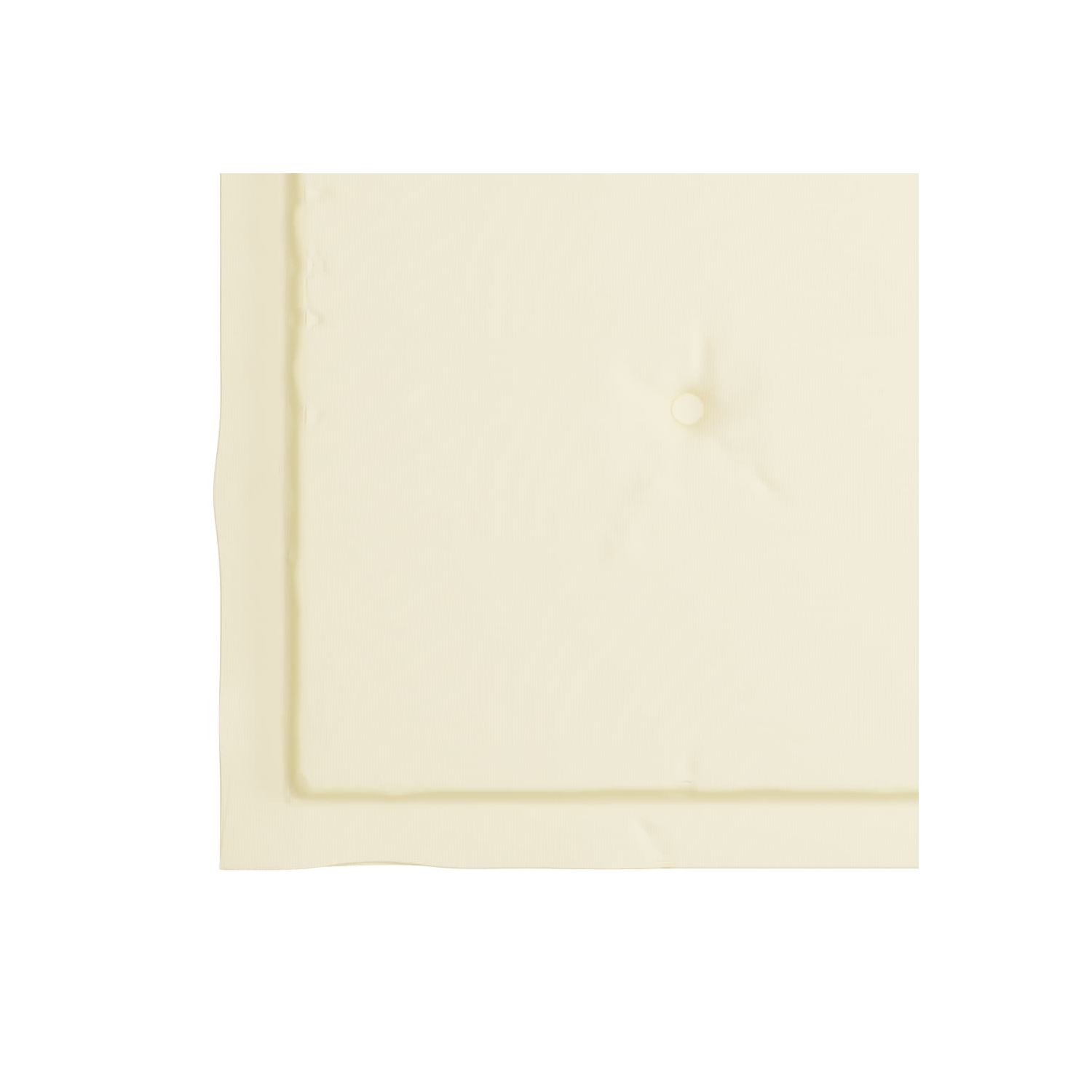 vidaXL Patio Chairs with Cream Cushions 2 pcs Solid Teak Wood