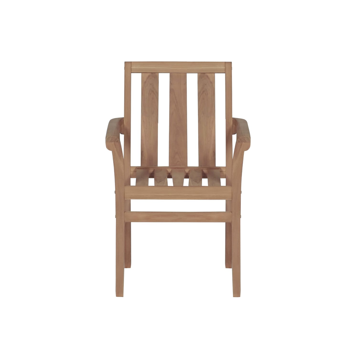 vidaXL Patio Chairs 2 pcs with Taupe Cushions Solid Teak Wood