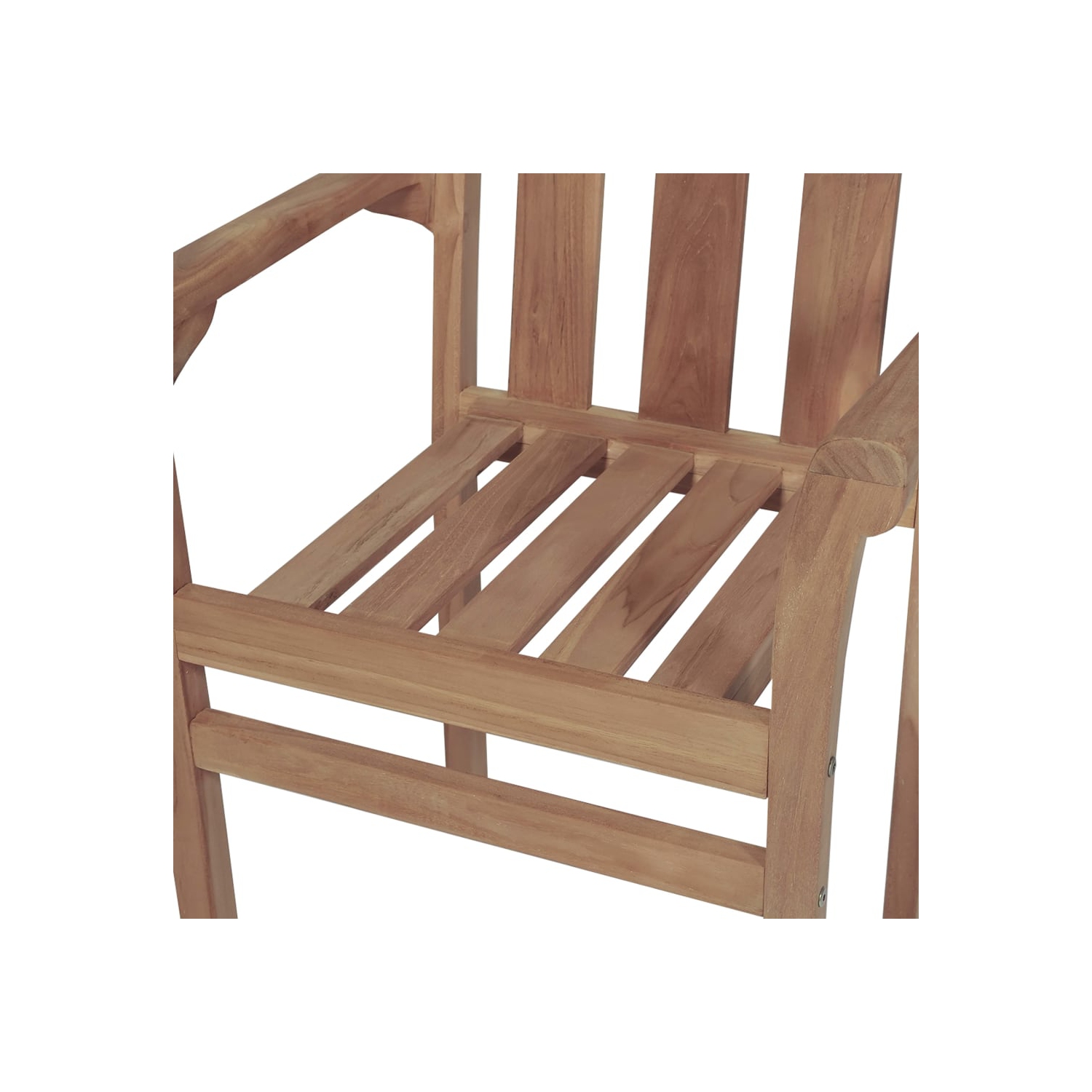 vidaXL Patio Chairs 2 pcs with Taupe Cushions Solid Teak Wood