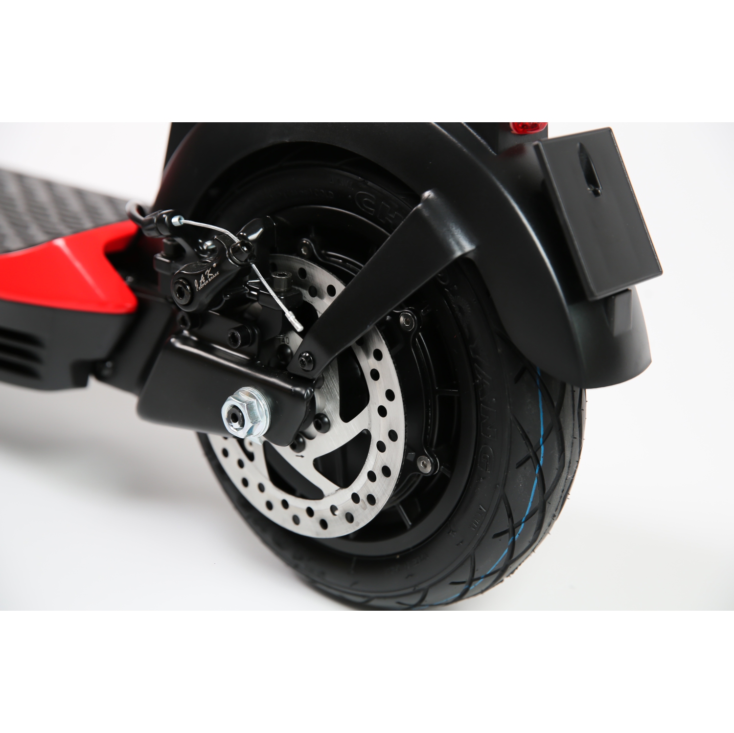 Victorian Most Solid and Safe Folding Electric Scooter H20 - Red 10"