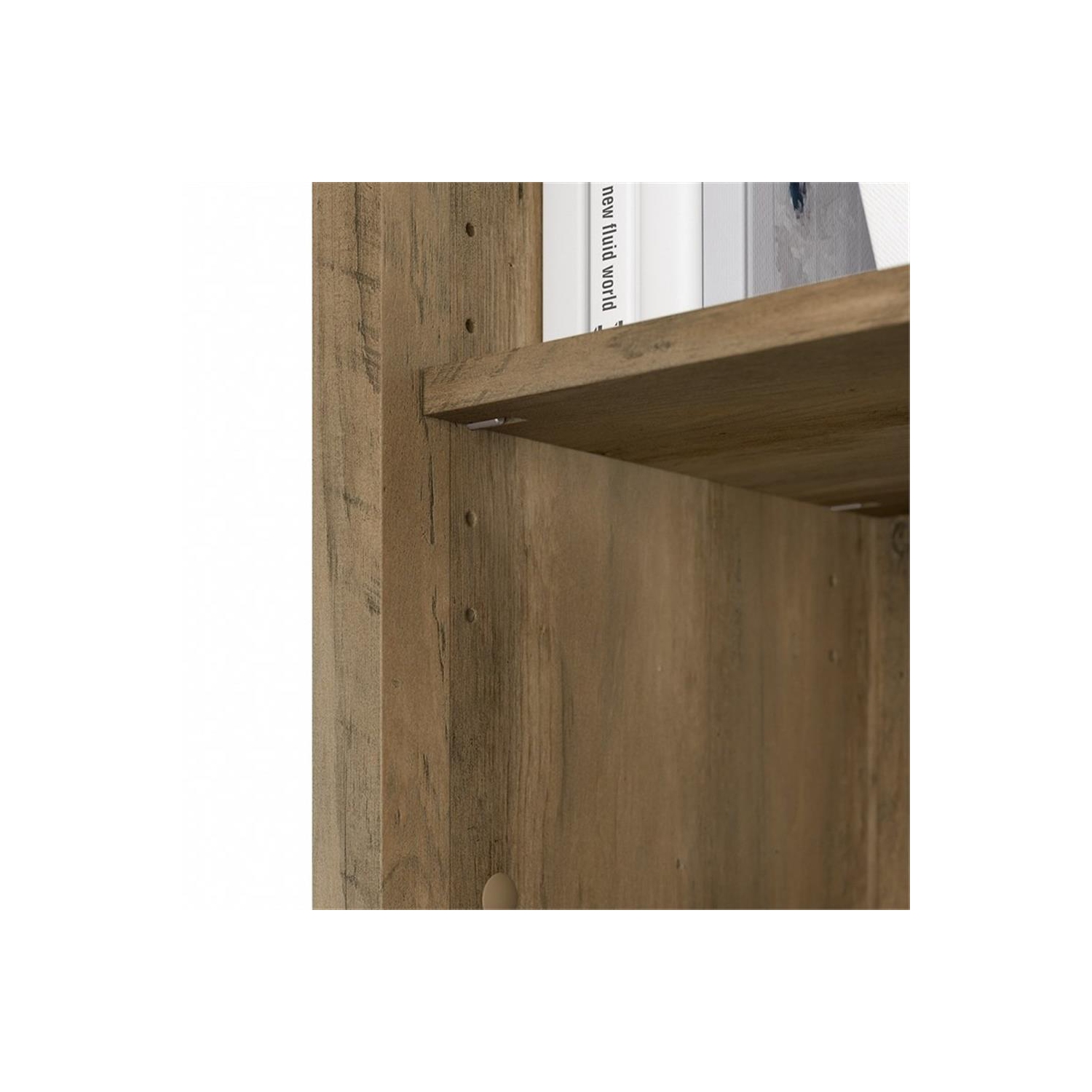 Salinas Tall Storage Cabinet with Doors in Reclaimed Pine - Engineered Wood