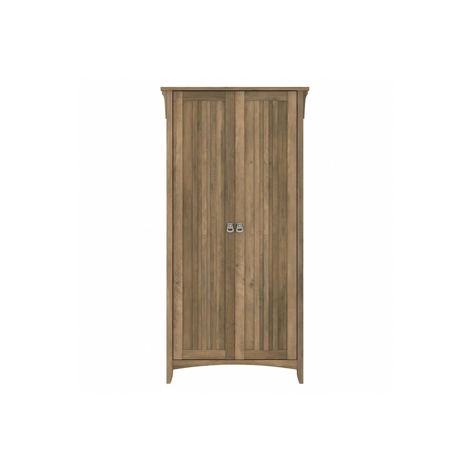 Salinas Tall Storage Cabinet with Doors in Reclaimed Pine - Engineered Wood