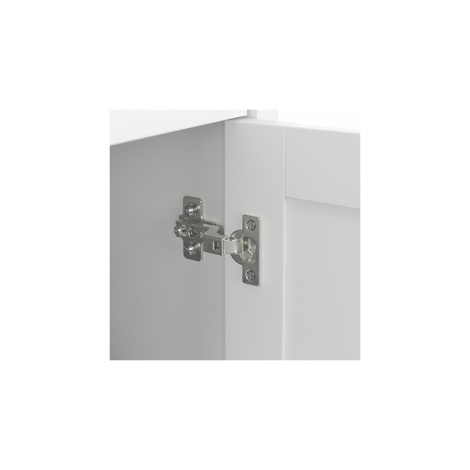 Salinas Accent Storage Cabinet with Doors in White/Shiplap - Engineered Wood