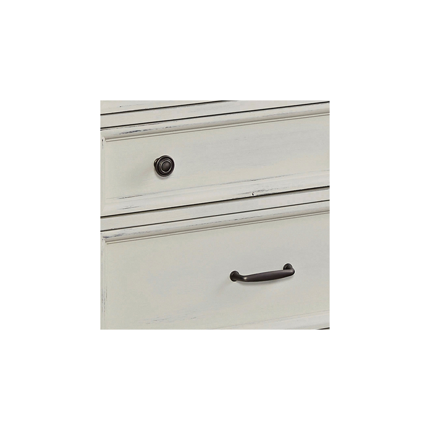 Homestyles Seaside Lodge Wood Dresser in Off White