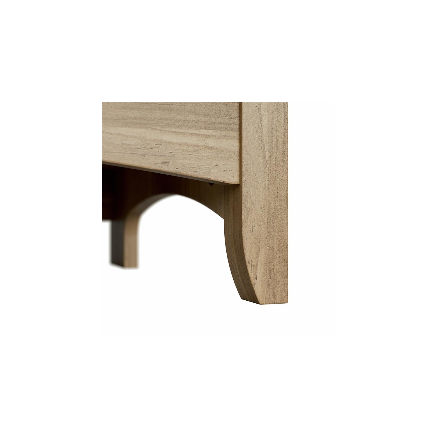 Grande bibliothèque à 5 tablettes en pin récupéré de Bowery Hill - bois d’ingénierie