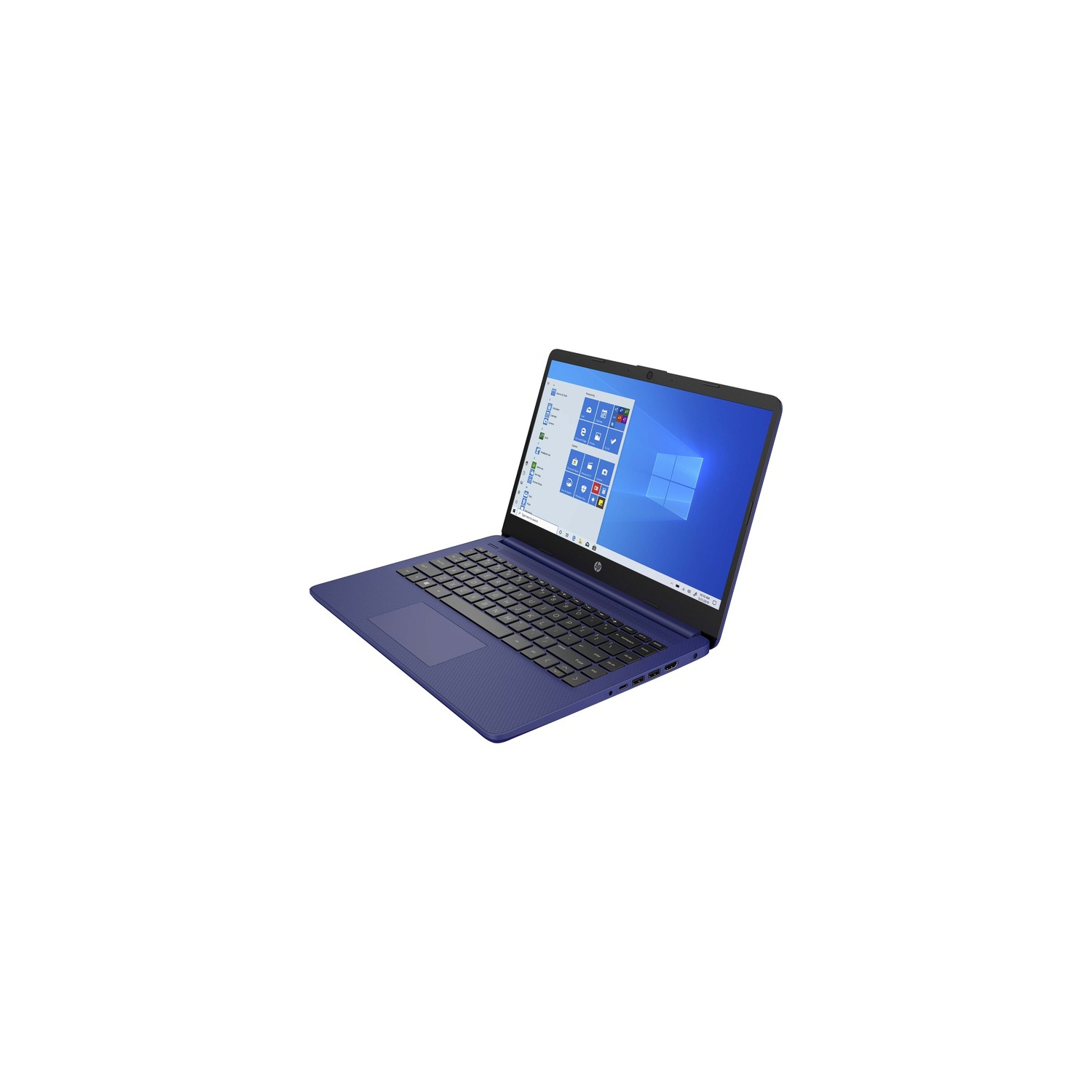 HP 14" Laptop 64GB 4GB AMD 3020e Webcam WiFi BT 9Hr Batt Window10S Indigo Blue