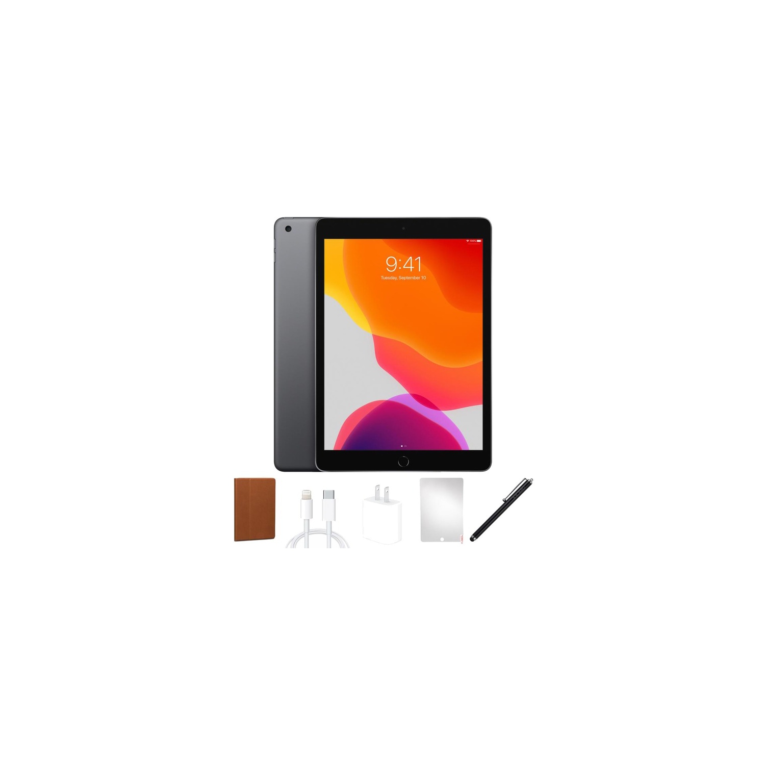 Refurbished - Apple iPad 7 (7th Gen, 2019), 32GB, Space Gray, WiFi, Bundle only from eReplacements