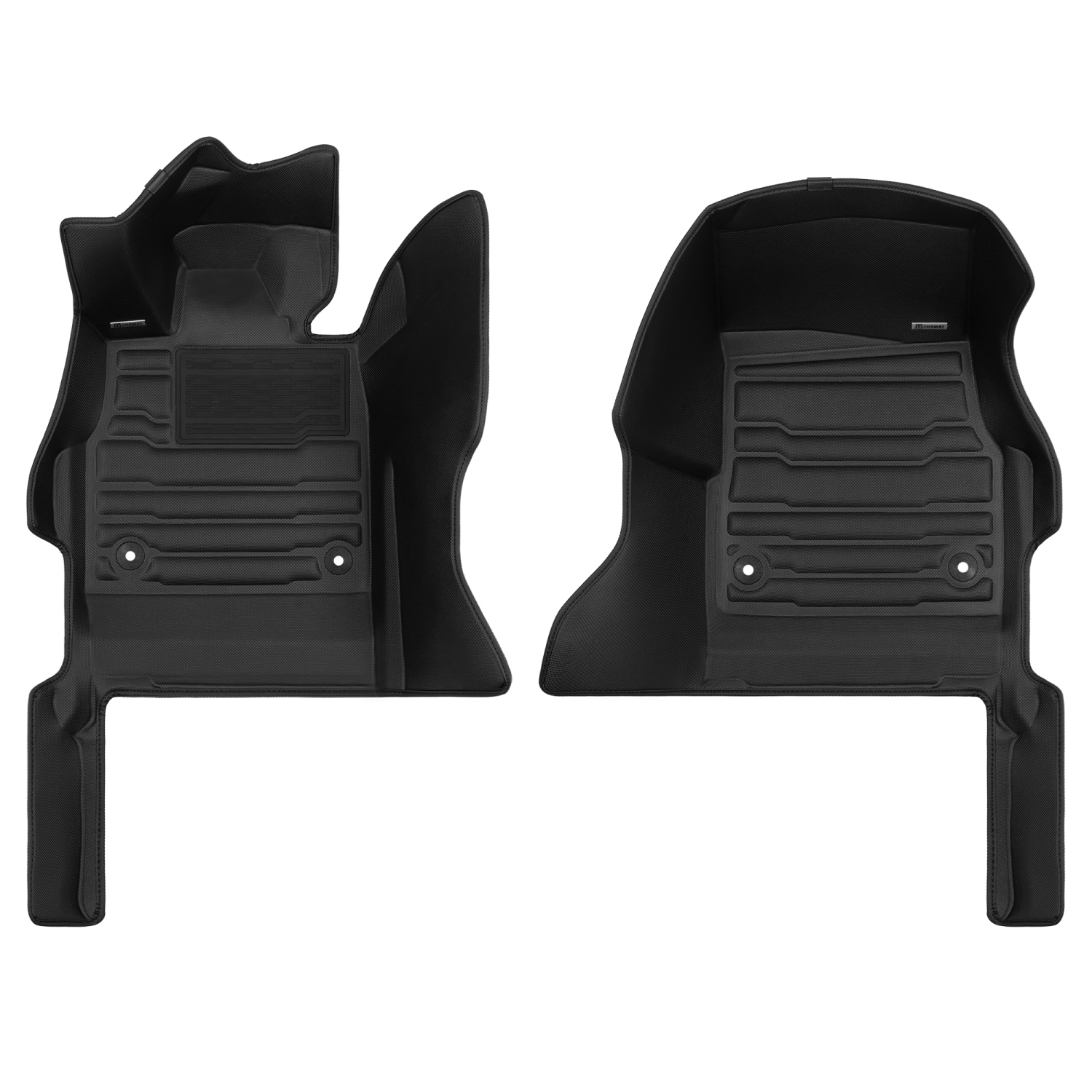 TuxMat - For Chevrolet Corvette 2020-2026 Models - Custom Car Mats - Maximum Coverage, All Weather, Laser Measured - This Full Set Includes 1st Row