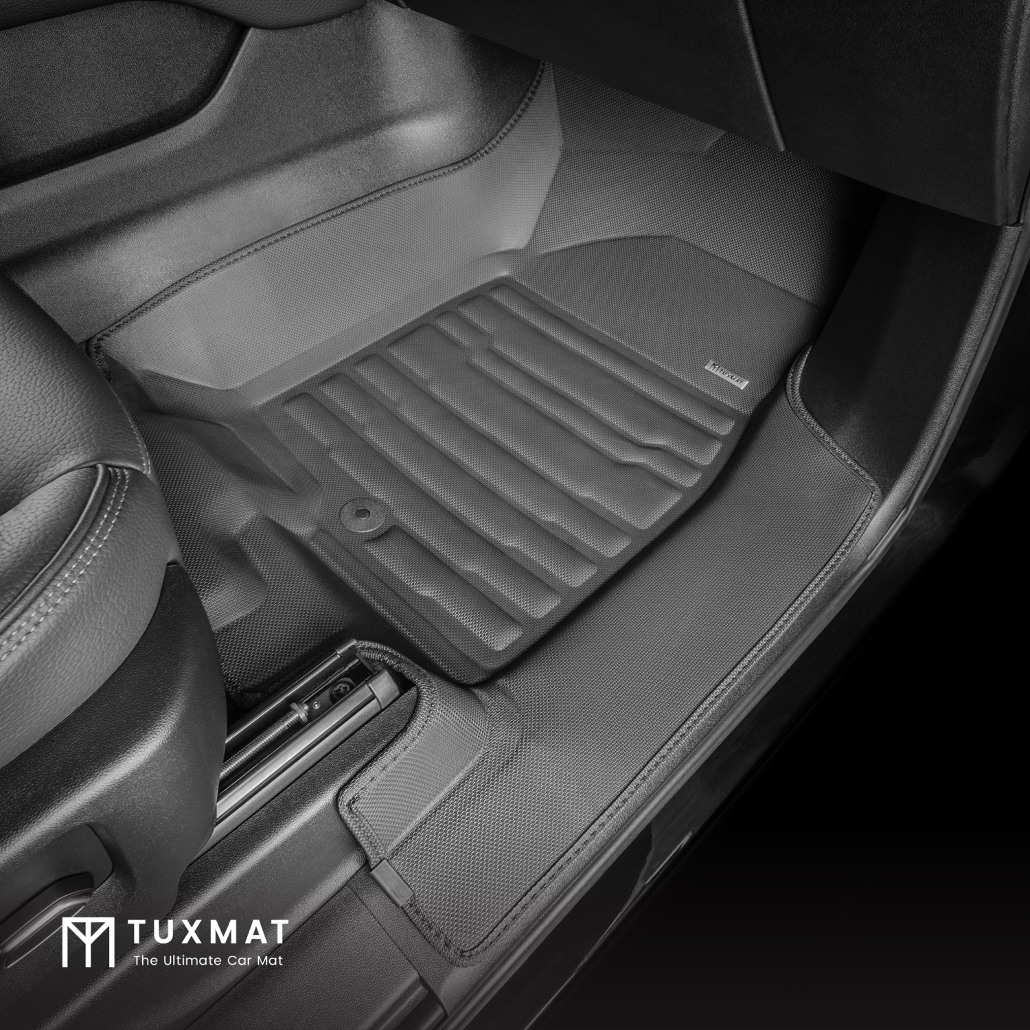 TuxMat - For Chevrolet Tahoe 7-Seater 2021-2026 Models - Custom Car Mats - Maximum Coverage, All Weather, Laser Measured - This Full Set Includes