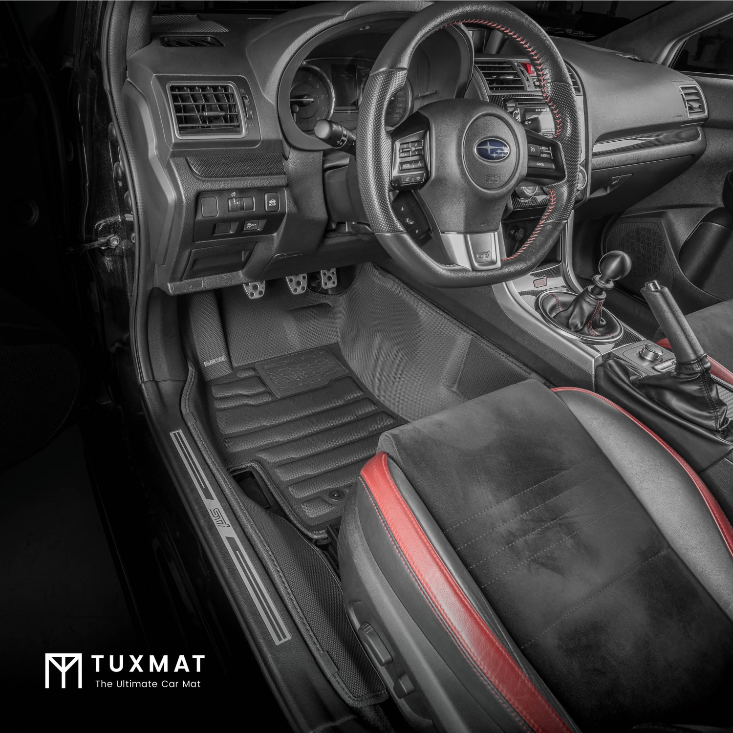 Tuxmat - pour les modèles Subaru Impreza 2012-2016 - Tapis de voiture sur mesure - Couverture maximale, toutes saisons, mesure au laser - cet