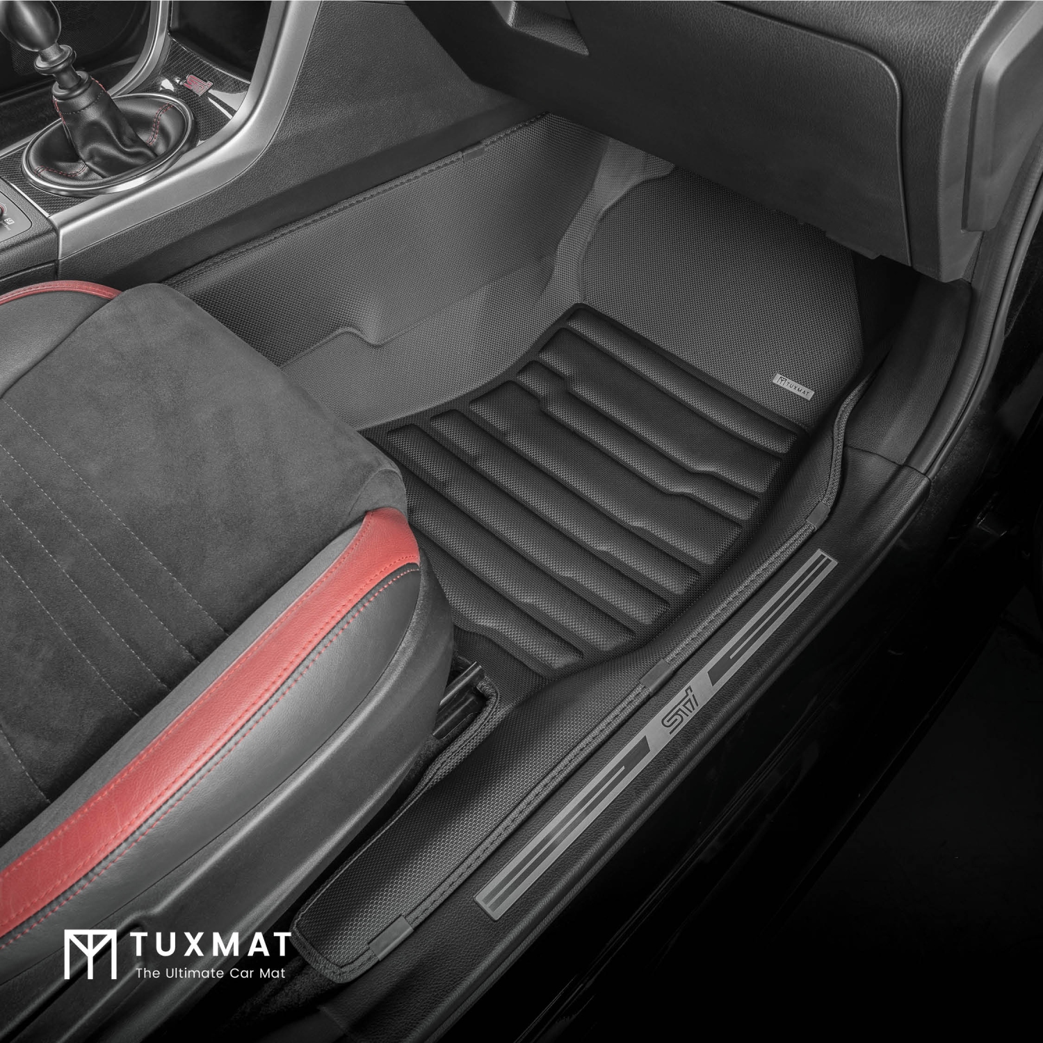 Tuxmat - pour les modèles Subaru Impreza 2012-2016 - Tapis de voiture sur mesure - Couverture maximale, toutes saisons, mesure au laser - cet