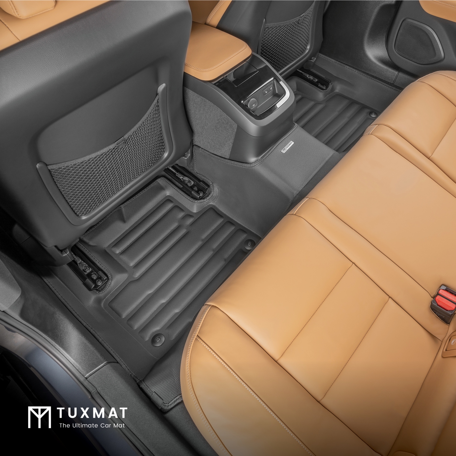 Tuxmat - pour les modèles Volvo S60 2019-2025 - Tapis de voiture personnalisé - Couverture maximale, toutes saisons, laser mesuré - cet ensemble