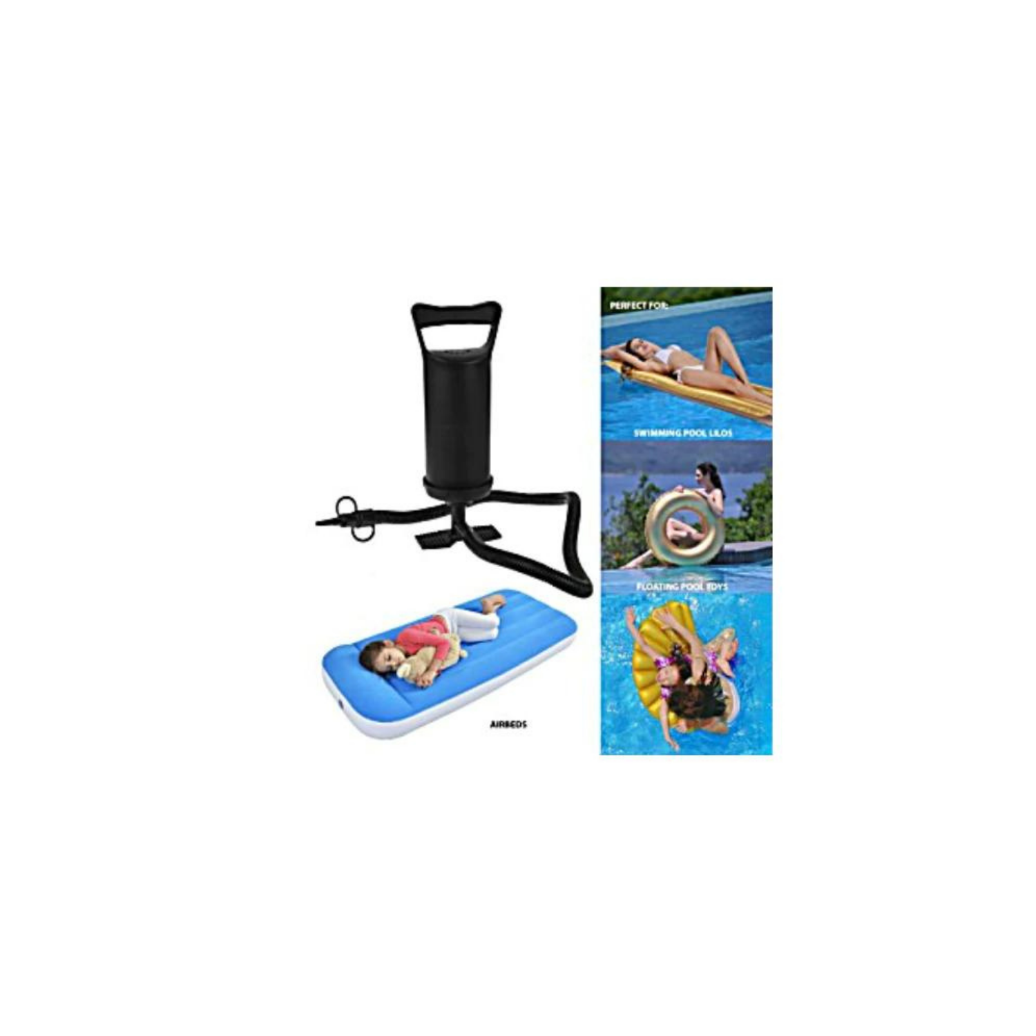 Pompe manuelle tout usage double action de Jilong