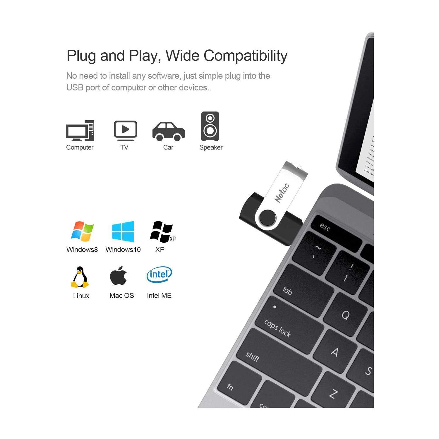 USB3.0 Flash Drive 256GB, Memory Stick with Swivel Design, Pendrive with Roasted Design, 256GB USB Stick with ABS