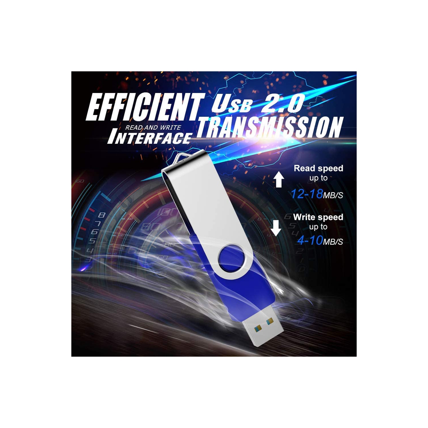 5 clés USB 16 Go pour stockage facile clé USB clés USB 2.0 clé USB 2.0 pénétration du stylet pour numérique pliable