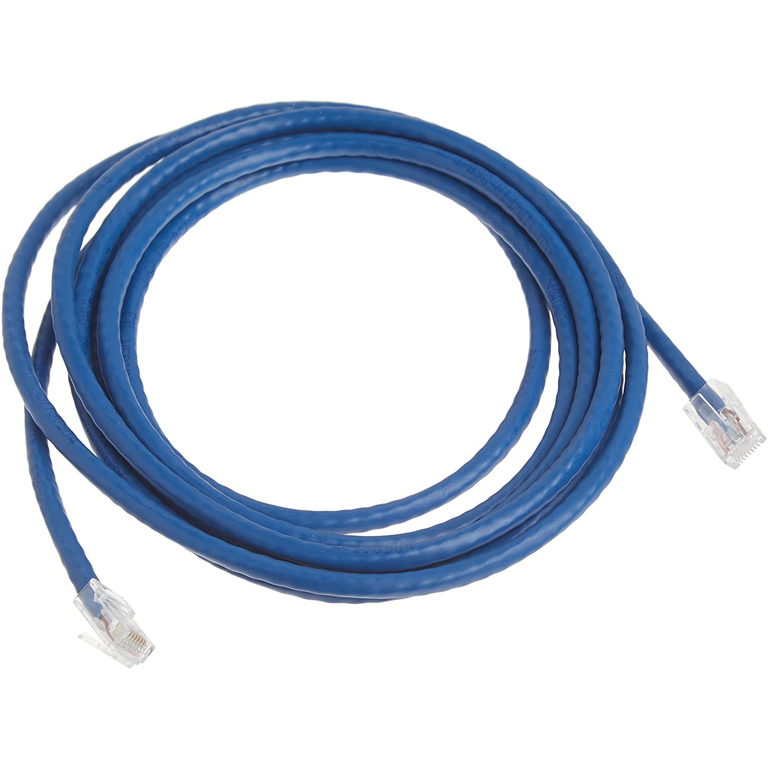 Cat6 Ethernet Patch Cable - 10 Feet - Blue, RJ45, Stranded, 550Mhz, UTP, Pure Bare CopCooper Wire, 24AWG