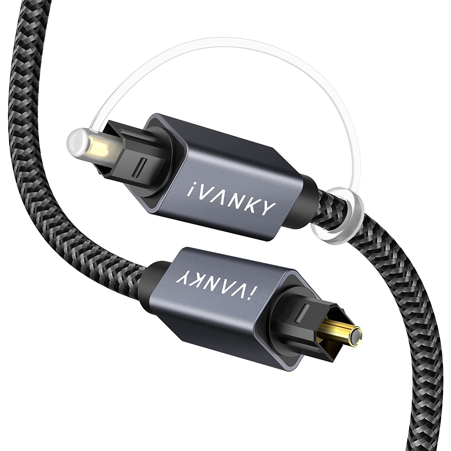 Cable - [Flawless Audio, Aluminum Shell, Nylon Braided] - Slim Audio Cable Digital Audio Cable
