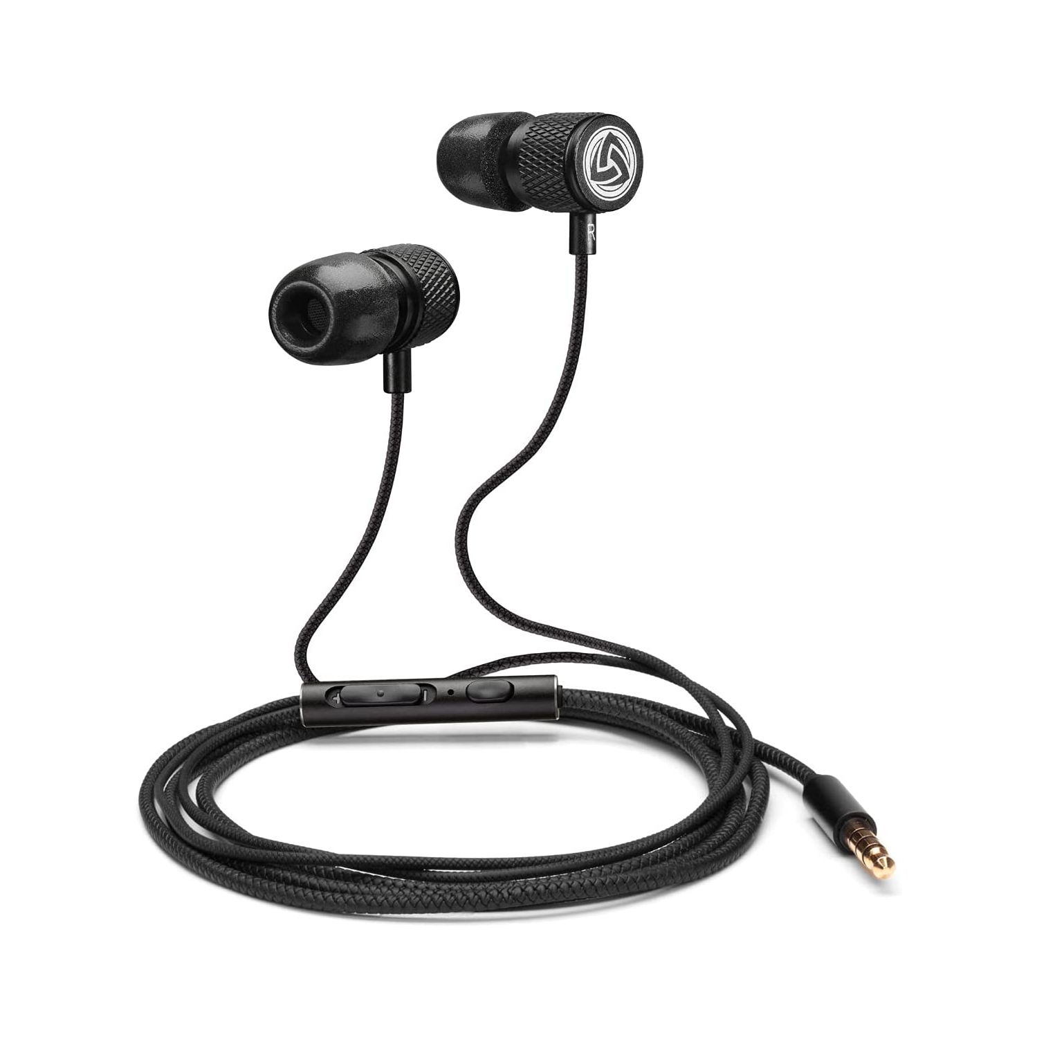 Earphones, Ultra Wired Earbuds in-Ear Headphones with Microphone, Earphones with Mic and Volume Control, Memory