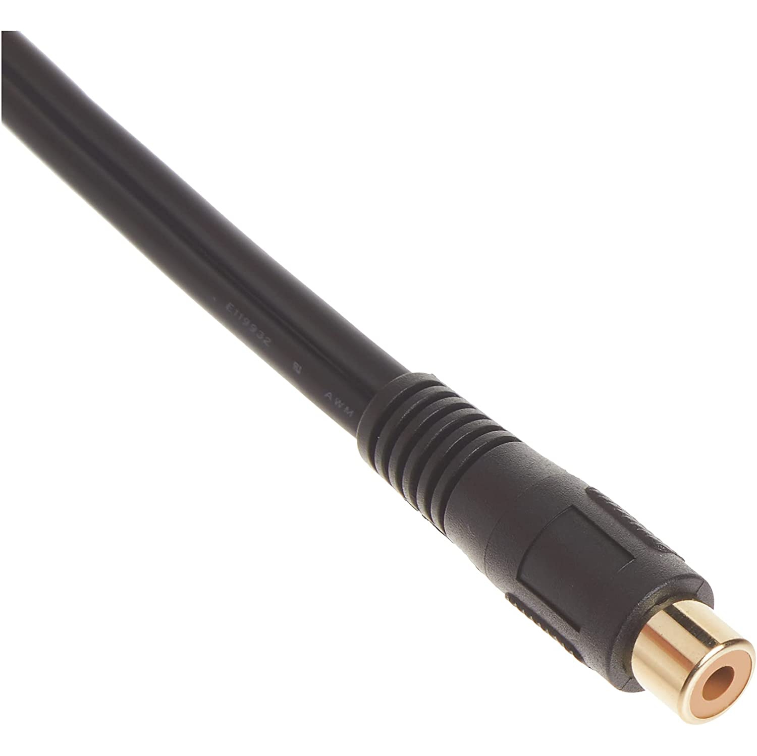 Value Series One RCA Female to Two RCA Male Y-Cable, Black