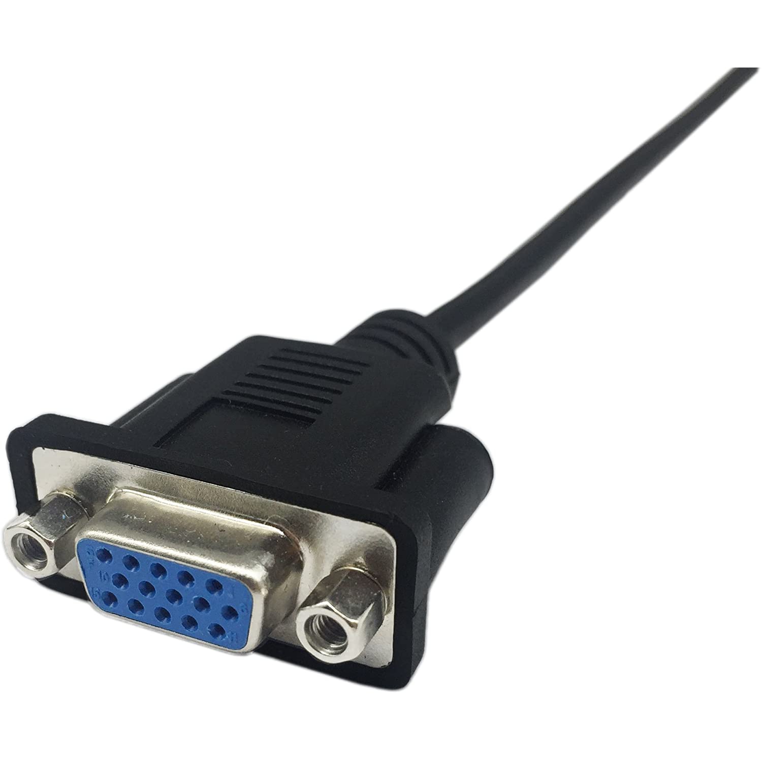 1ft VGA SVGA 15 Pin HD15 Male to Female Adapter Video Monitor Extension Cable for PC Laptop TV Porjector(mf)