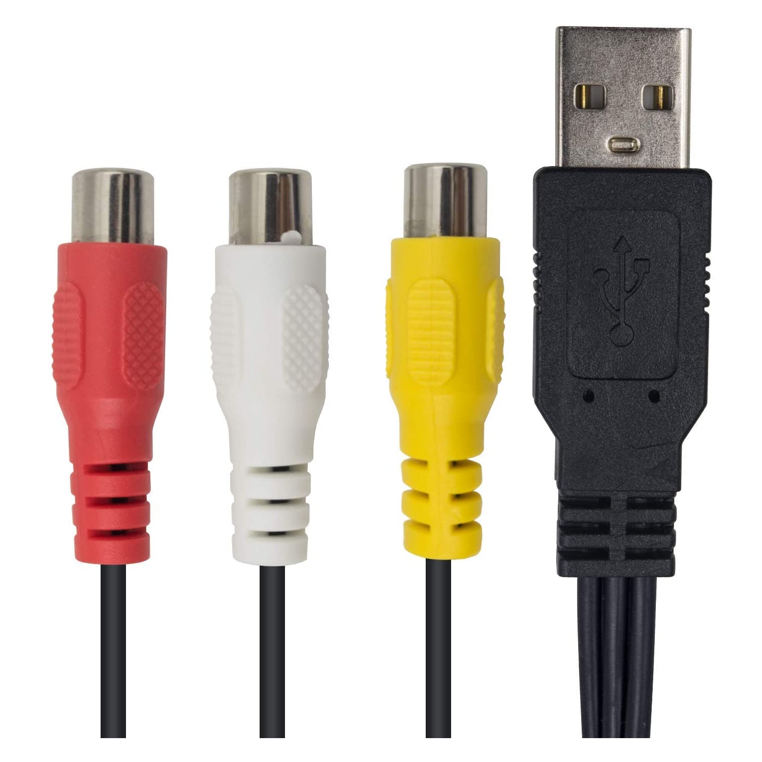 RCA à USB, câble USB à 3*RCA, adaptateur audio-vidéo composite audio-vidéo  USB 2.0 A mâle à 3 RCA femelle